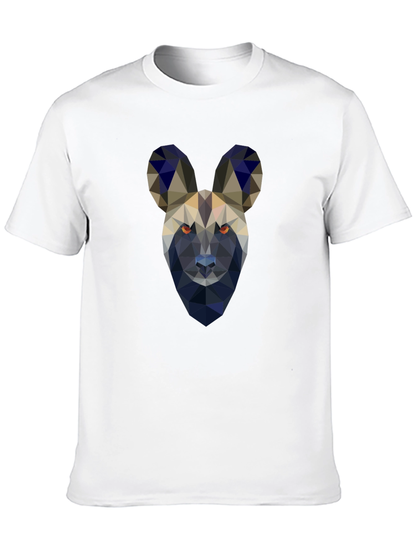 Black Geometric Painted Dog T-Shirt view 10