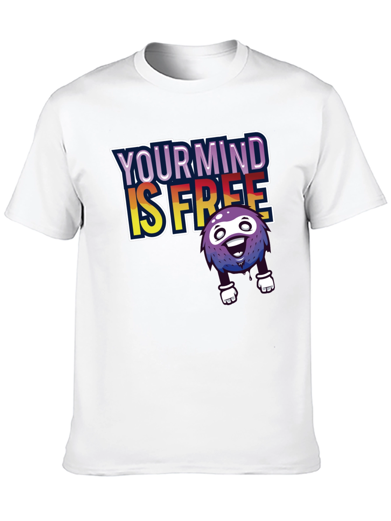 Black Your Mind Is Free Graphic Tee view 10
