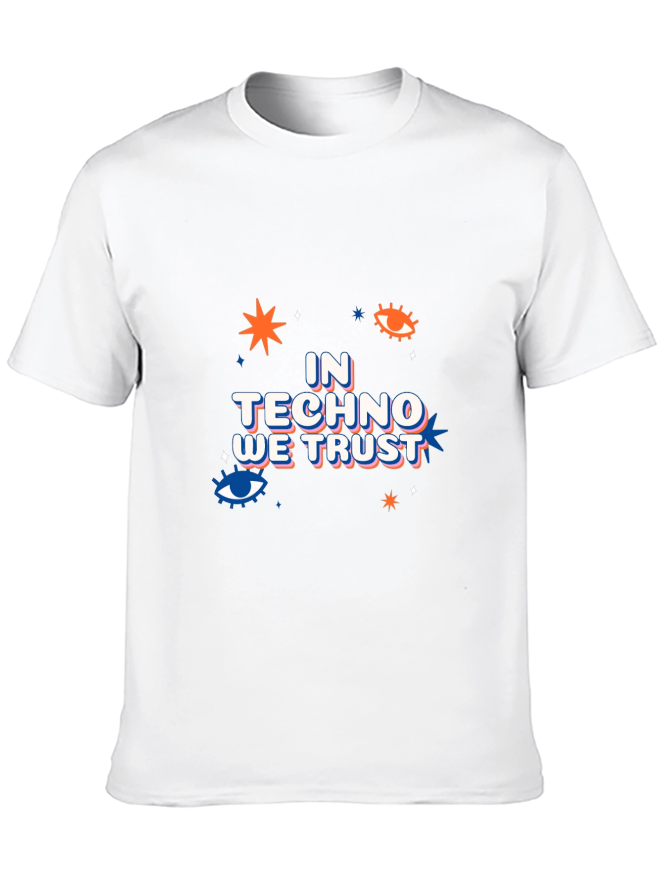 Black In Techno We Trust Graphic Tee view 10