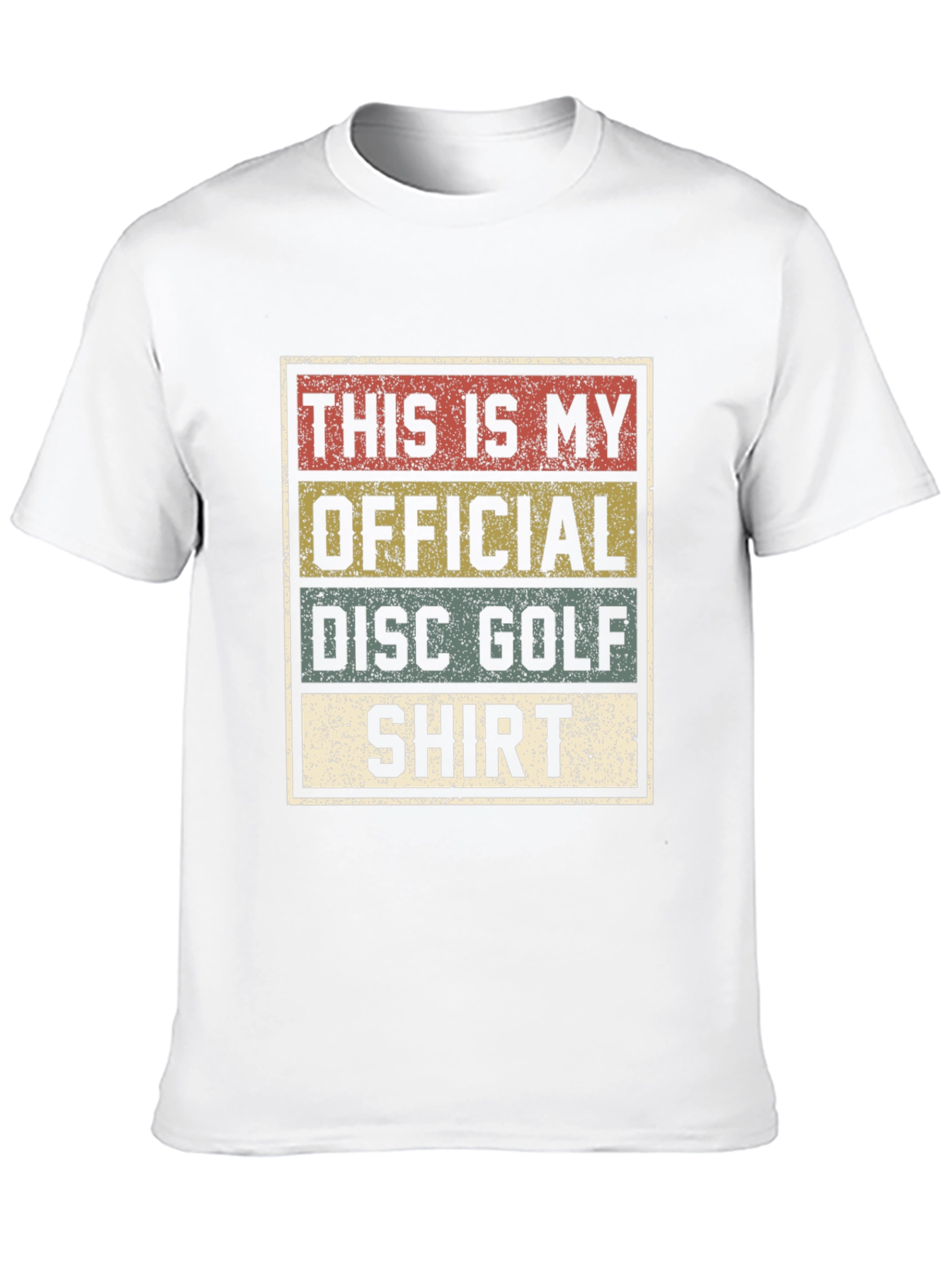 Black Official Disc Golf Shirt - Funny Frisbee Golf Tee view 10