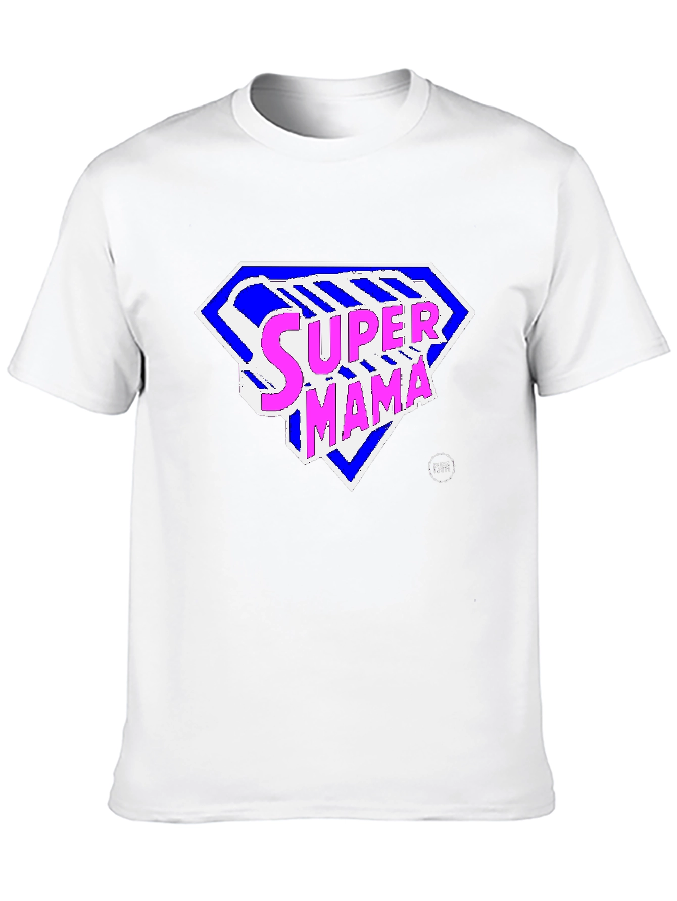 Black Super Mama Graphic Tee - Black T-Shirt for Moms view 10