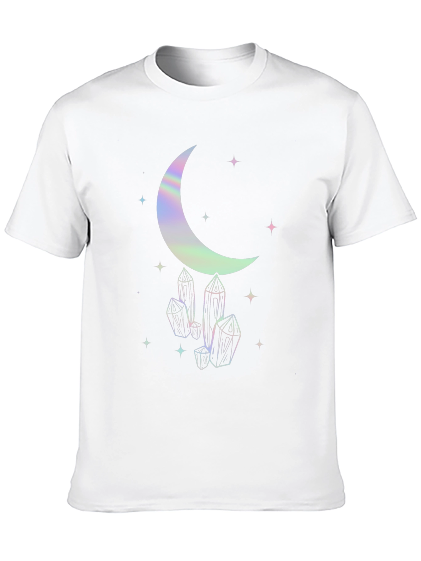 Black Moon & Crystal Graphic Tee - Black view 10