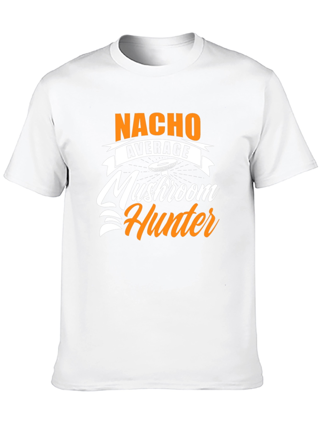 Black Nacho Average Mushroom Hunter Black T-Shirt view 10
