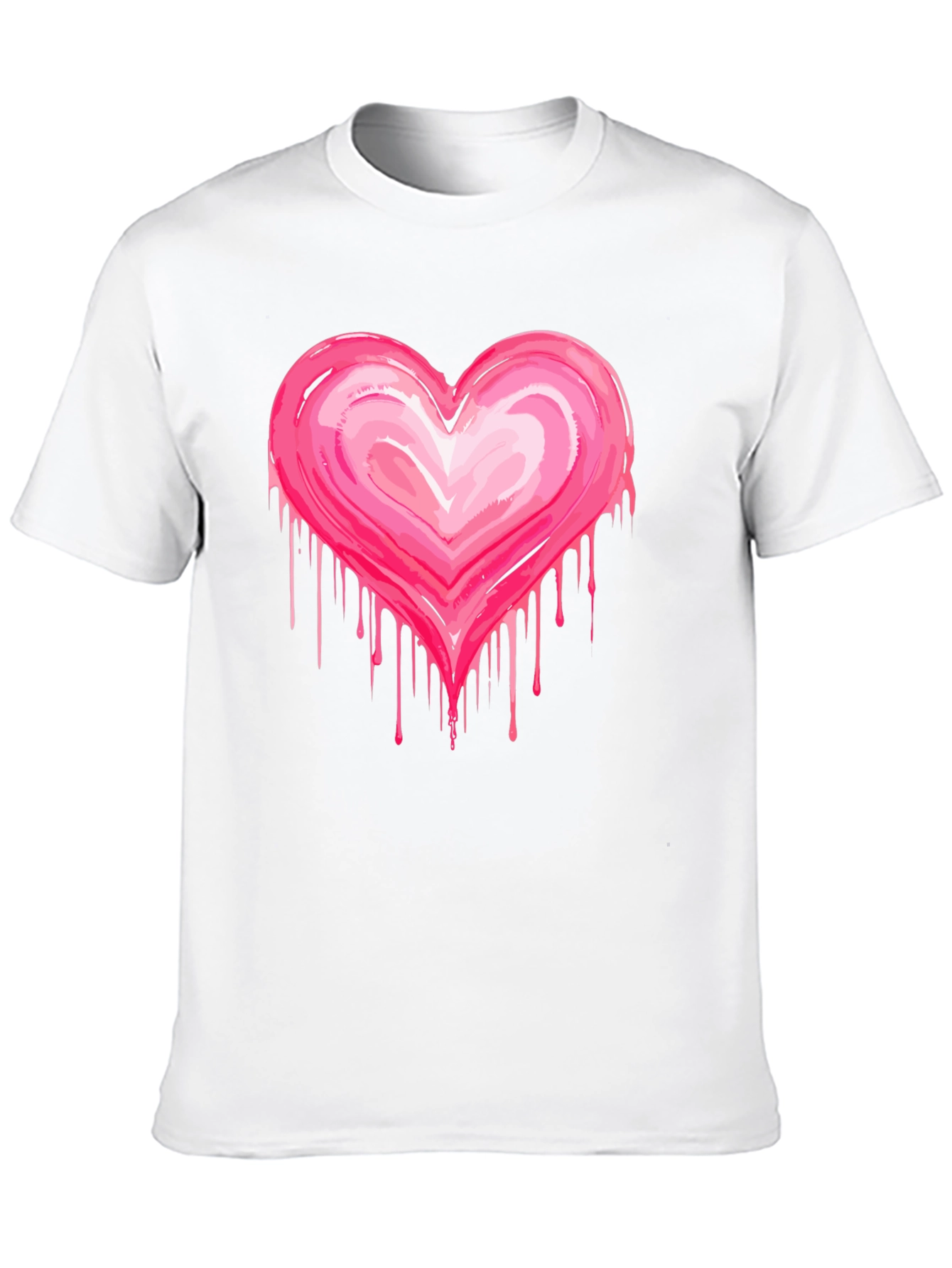 Heart Drip Tee - Bold Black T-Shirt - 10