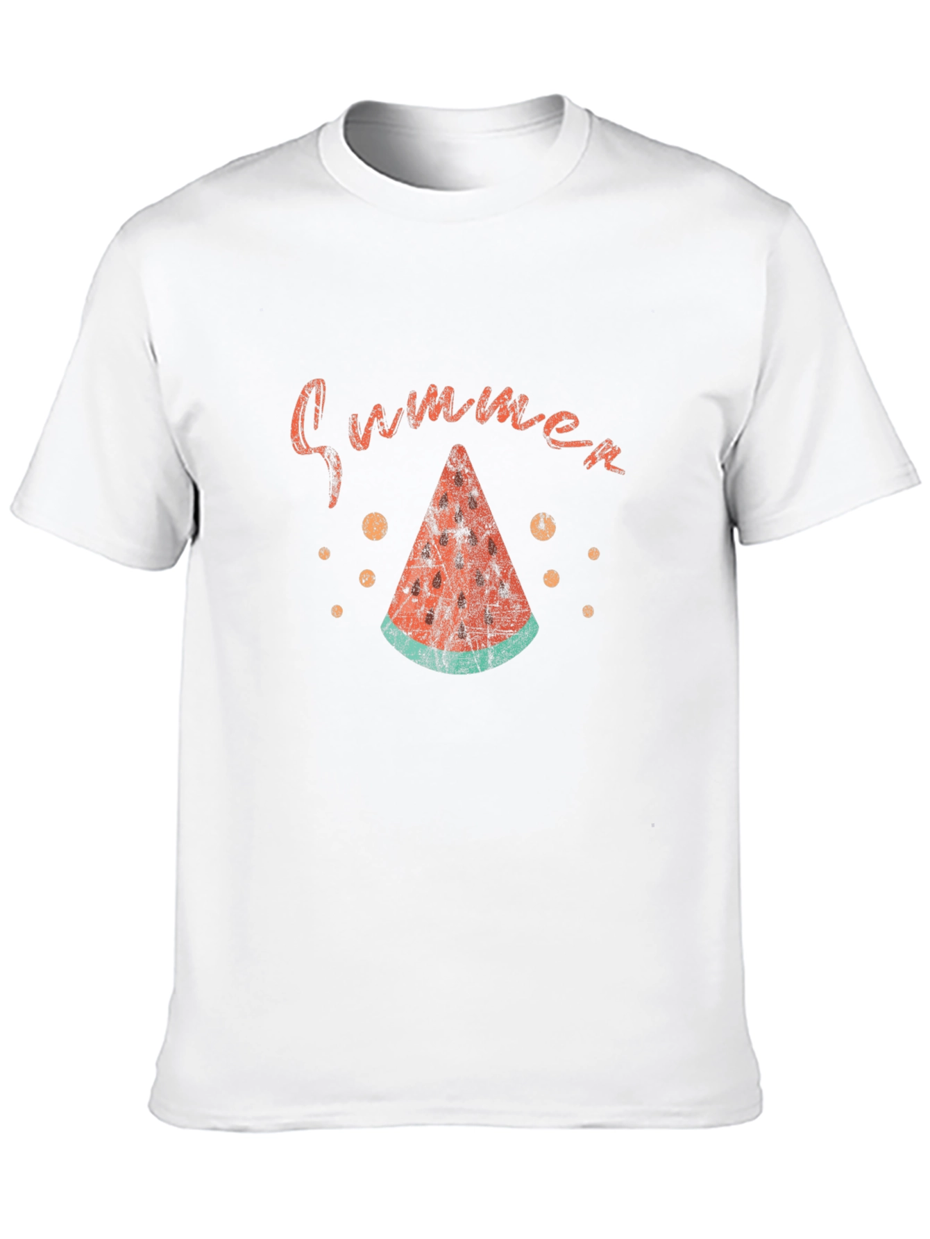 Black Summer Watermelon Graphic T-Shirt view 10