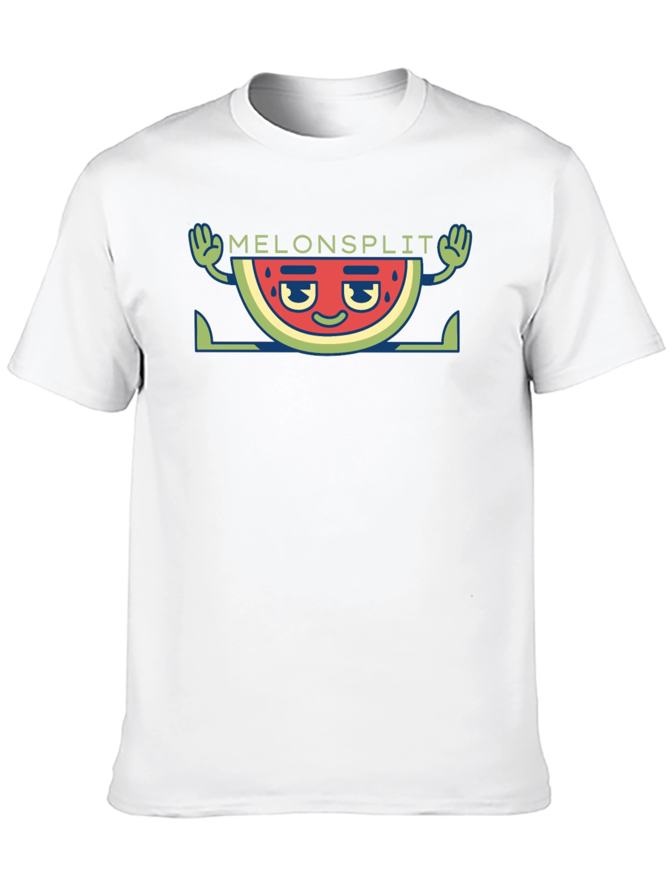 Black Melonsplit Graphic Tee - Cool Watermelon Design view 10