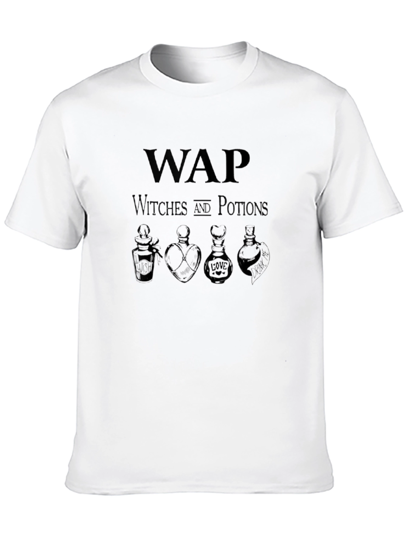 Black WAP Witches and Potions Black T-Shirt view 10