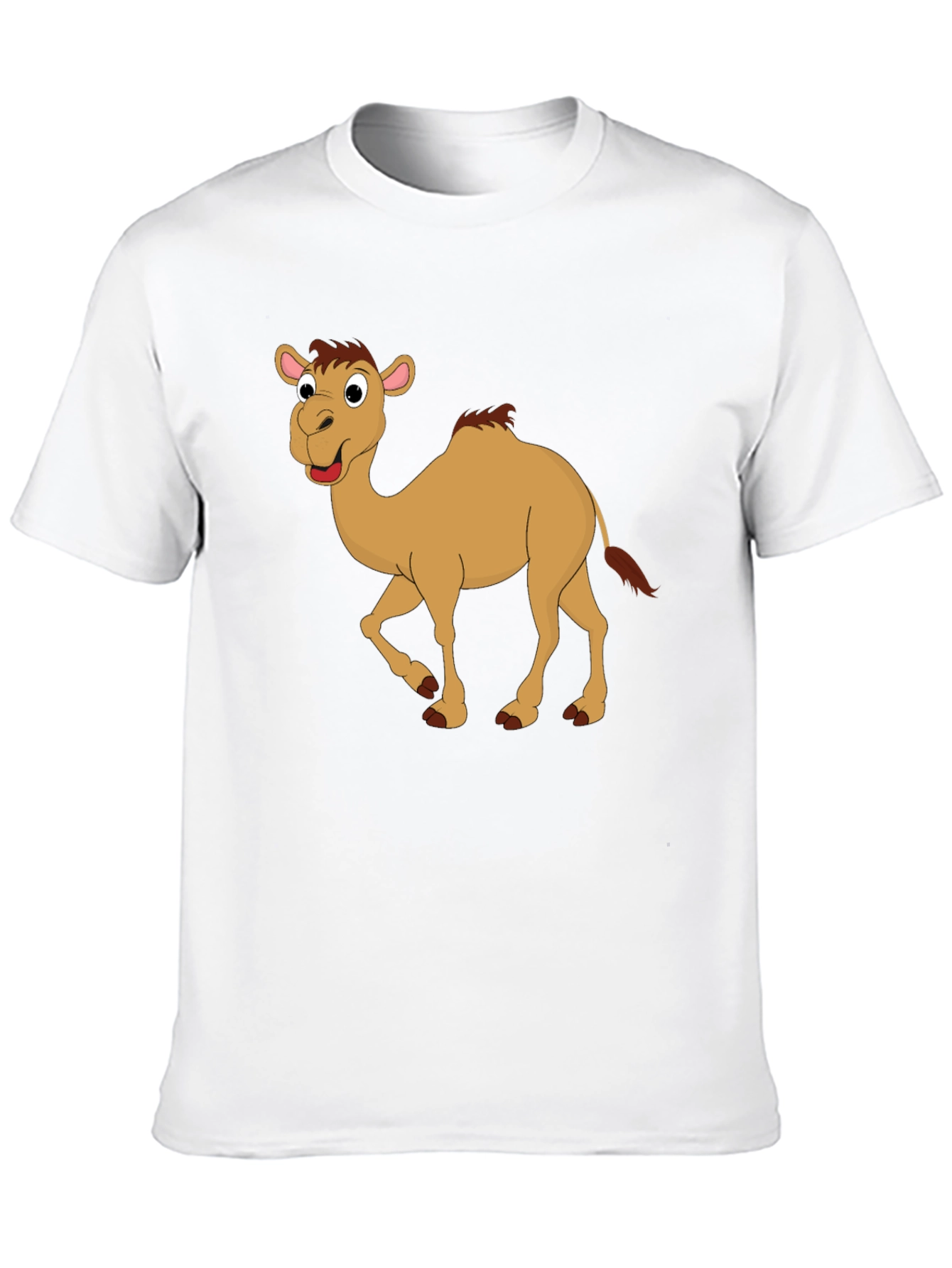 Black Camel Cartoon Black T-Shirt view 10