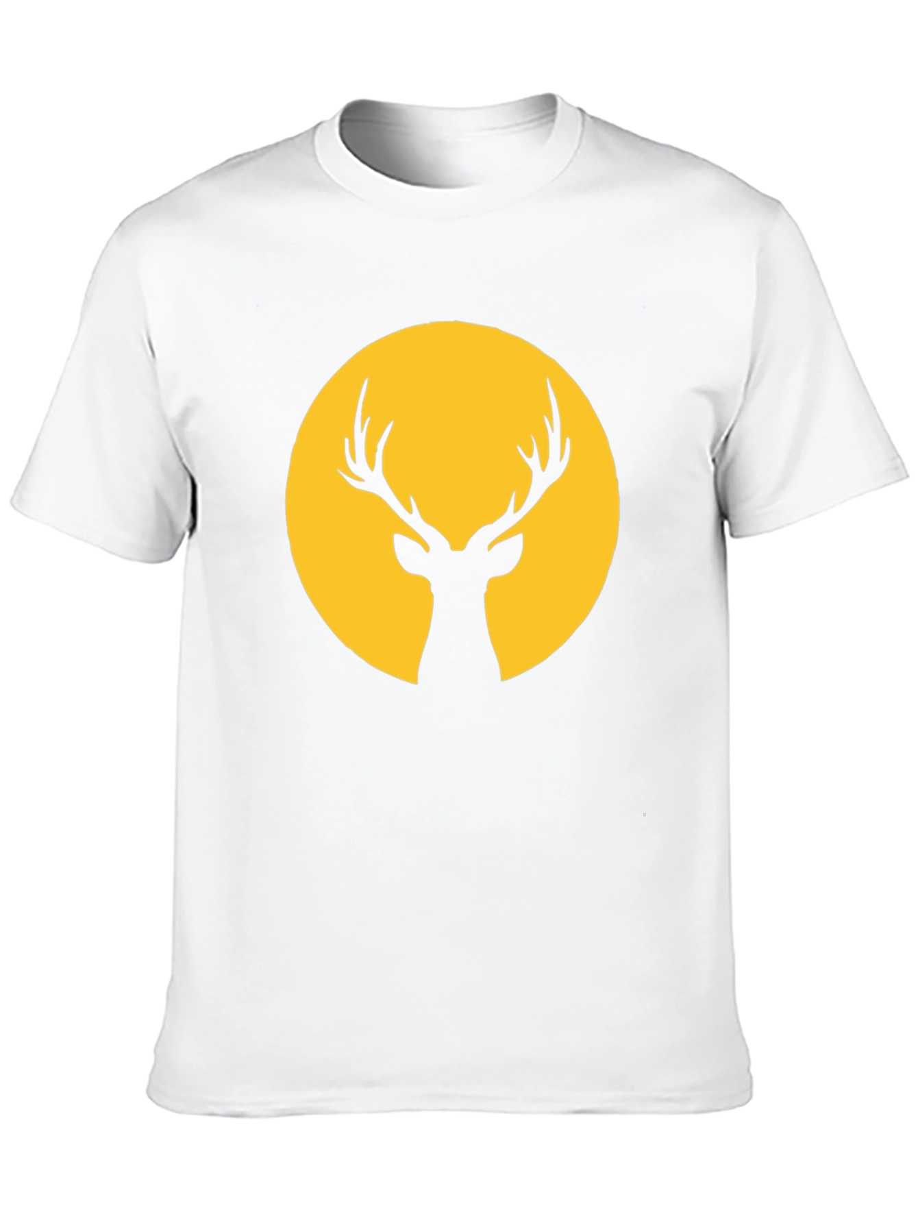 Black Deer Silhouette Graphic Tee view 10