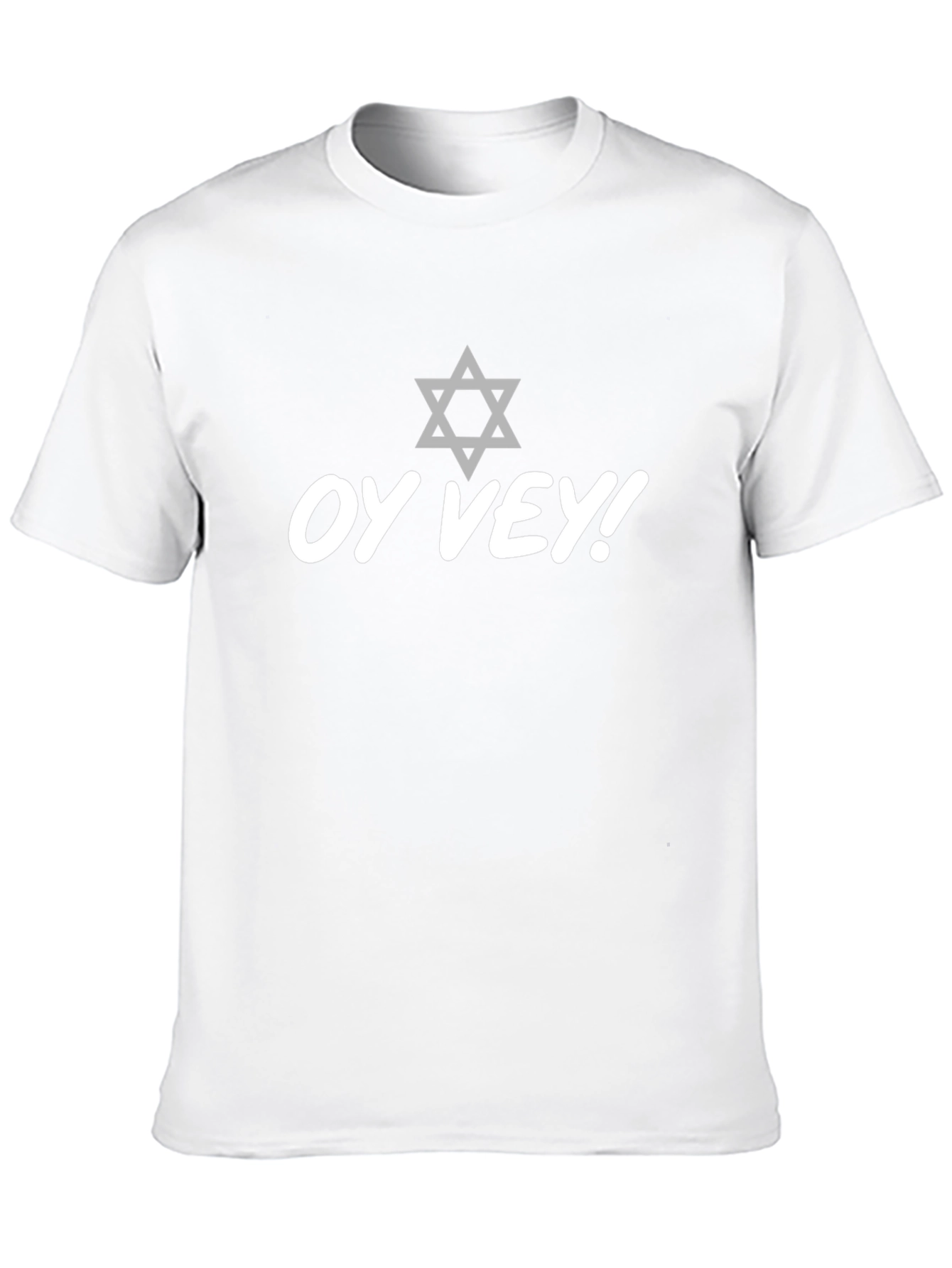 Black Oy Vey! T-Shirt with Star of David - Mens view 10