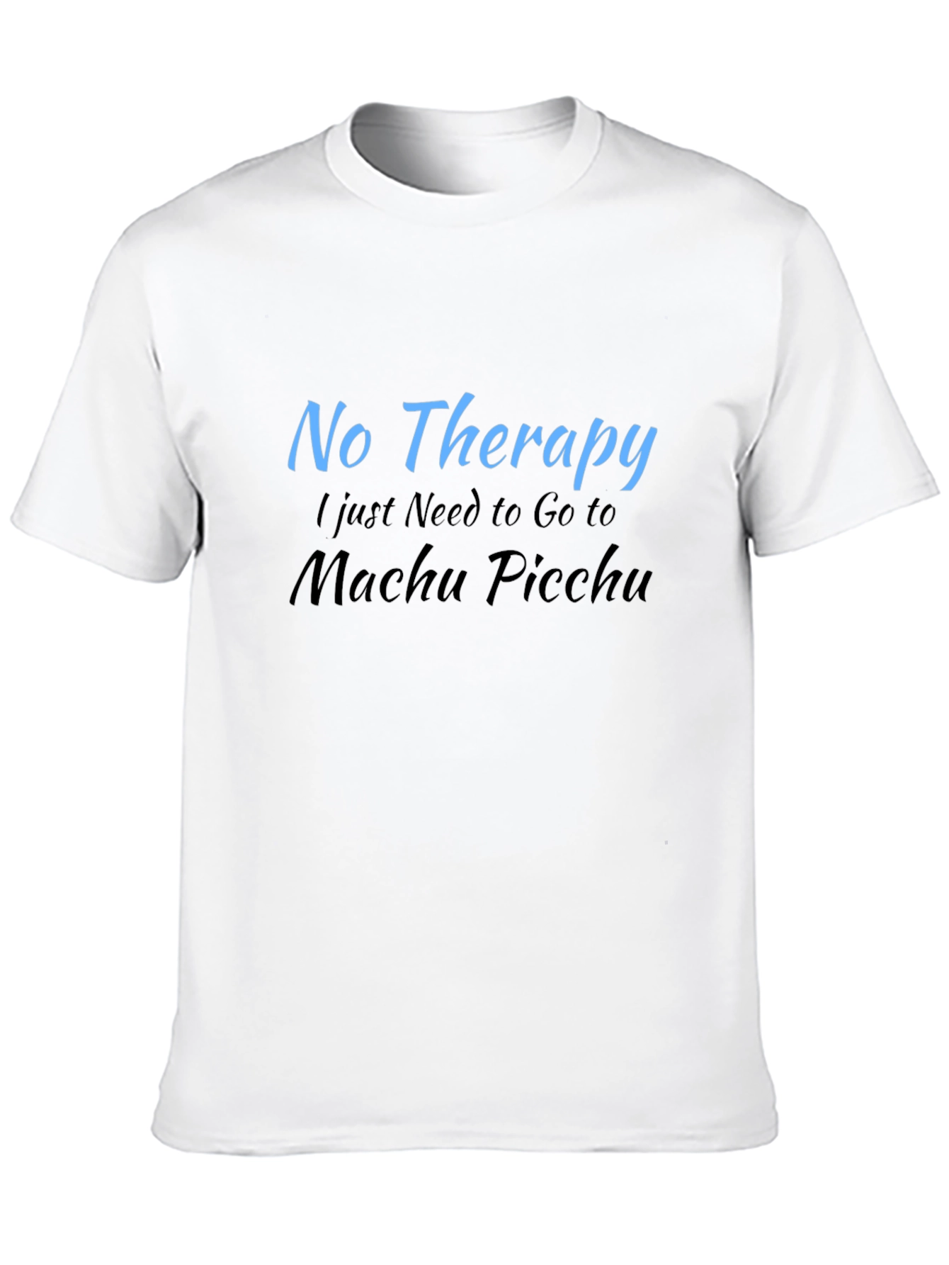 Black No Therapy Machu Picchu T-Shirt view 10
