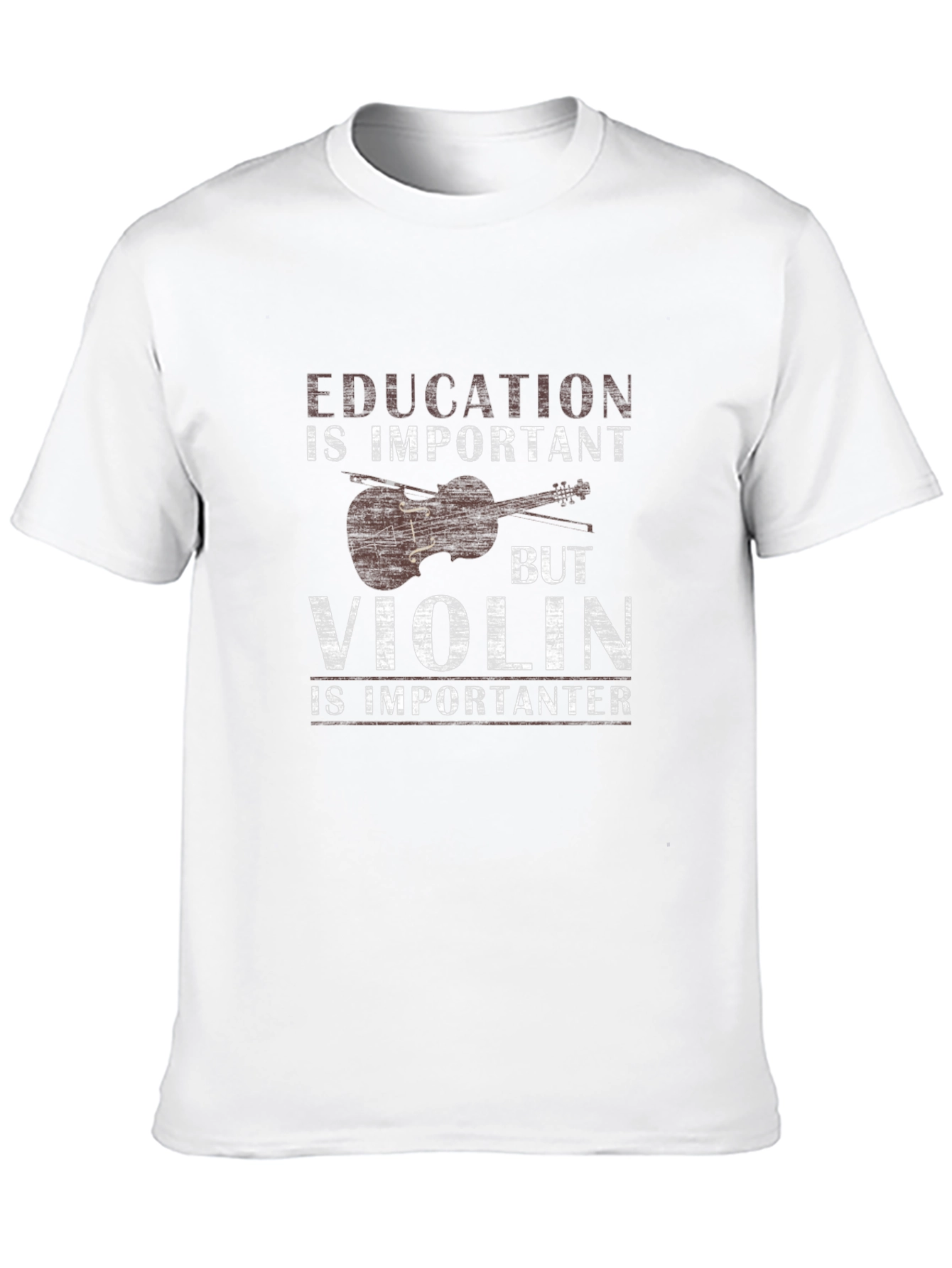 Black Education is Important But Violin Is Importanter Tee view 10