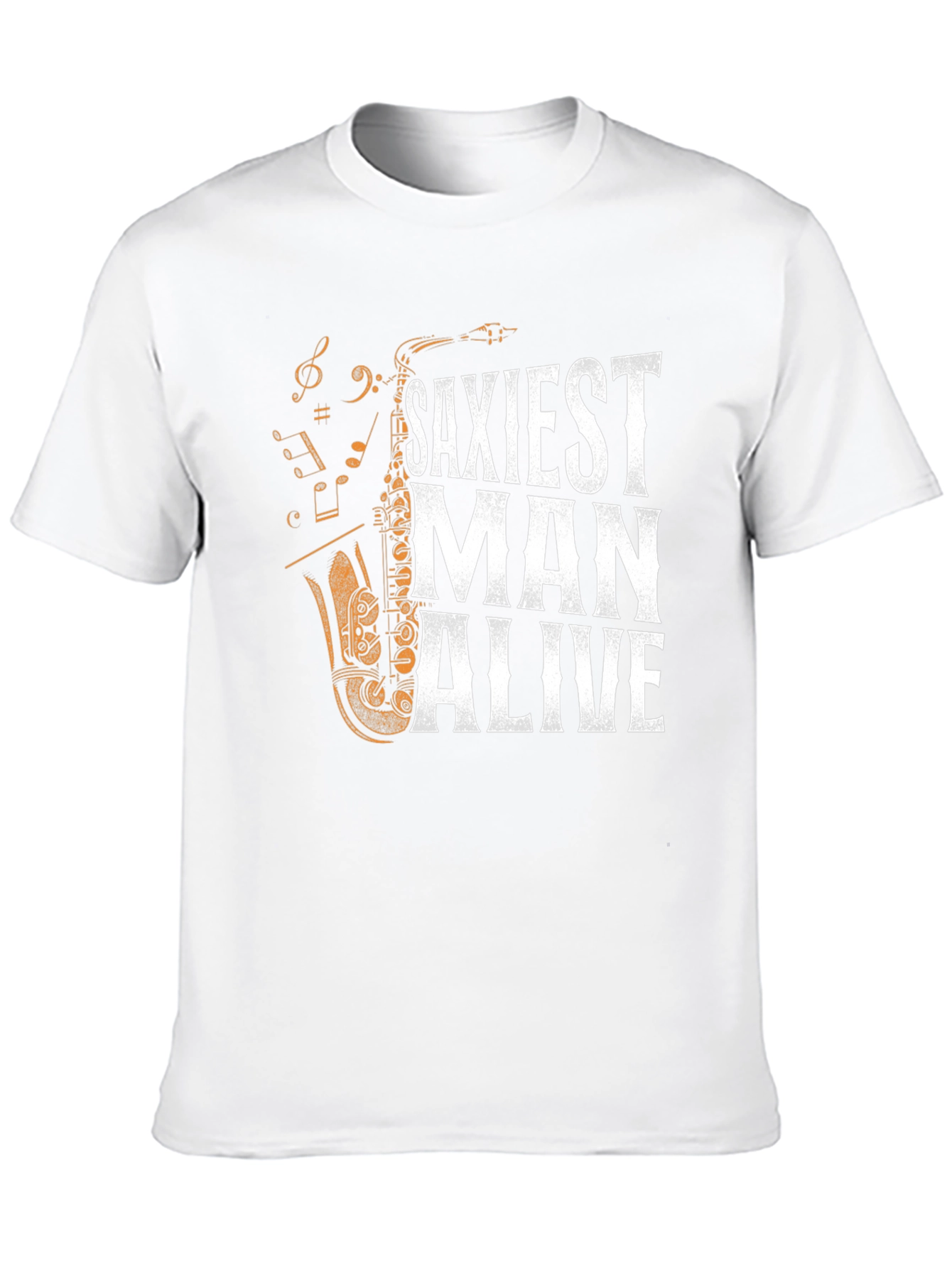 Black Saxiest Man Alive Graphic T-Shirt - Black view 10