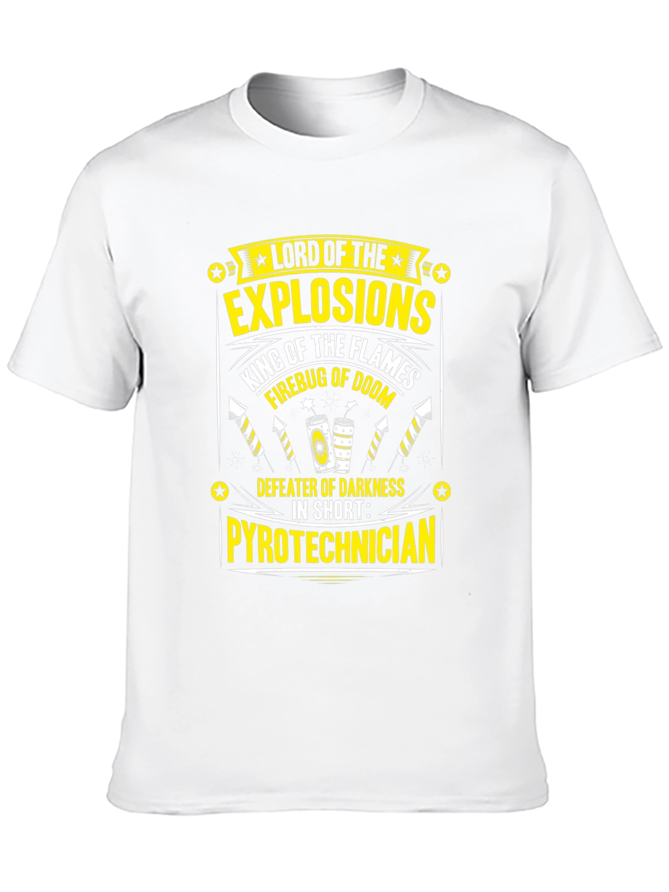 Black Lord of Explosions Pyrotechnician T-Shirt view 10