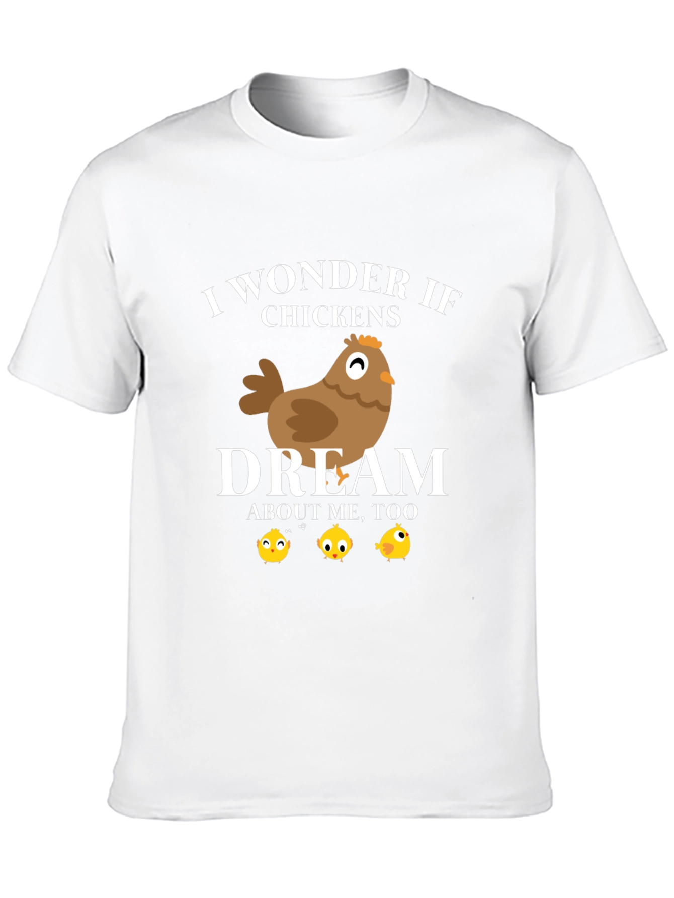Black Funny Chicken Dream Graphic T-Shirt view 10