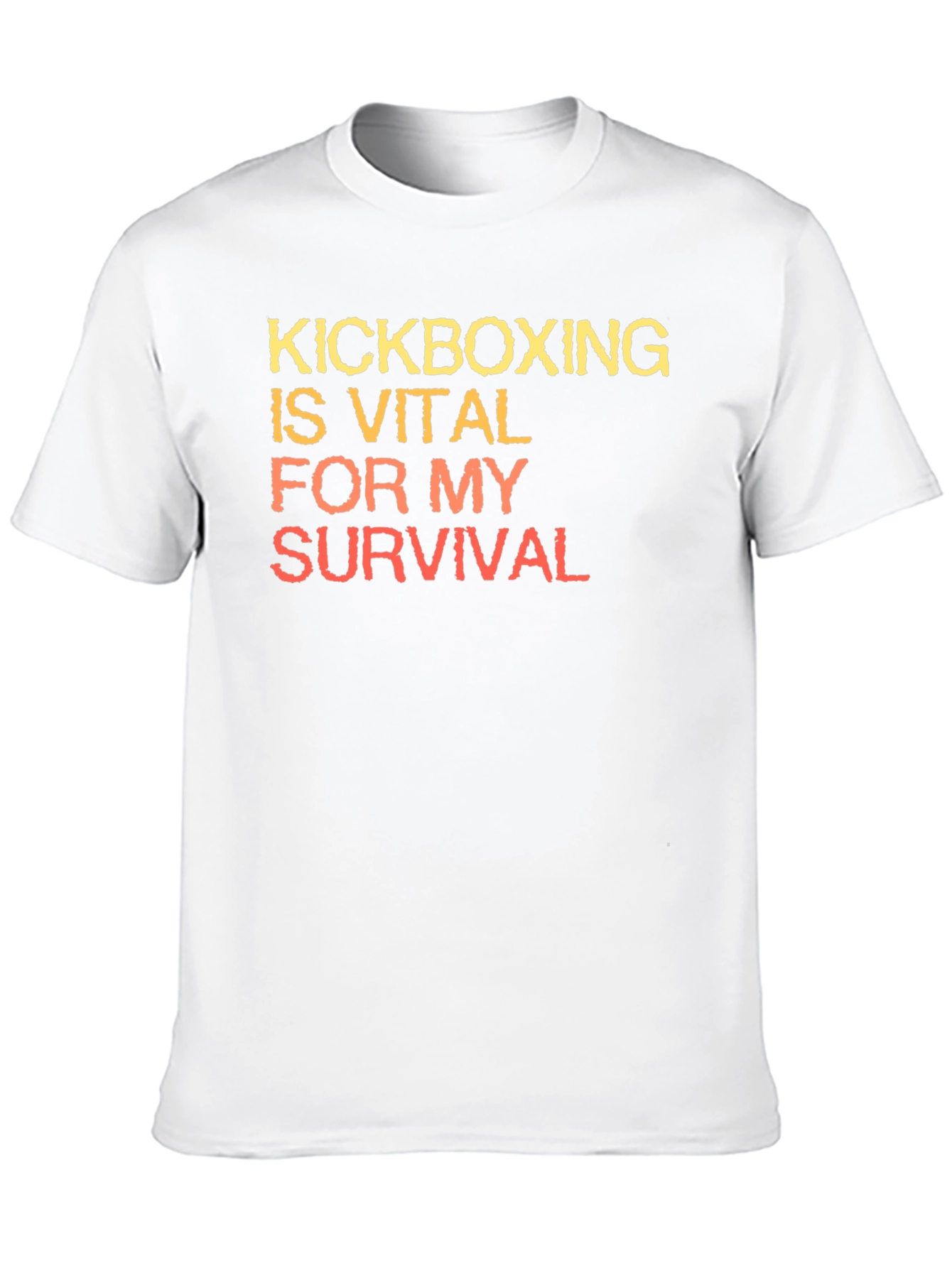 Black Kickboxing Vital For My Survival T-Shirt view 10