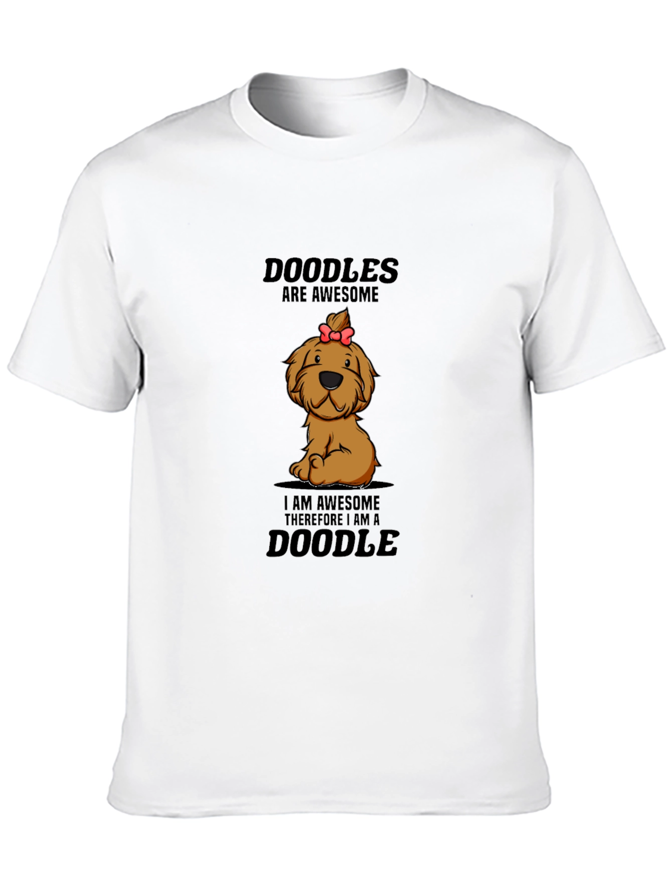 Black Doodles Are Awesome T-Shirt view 10