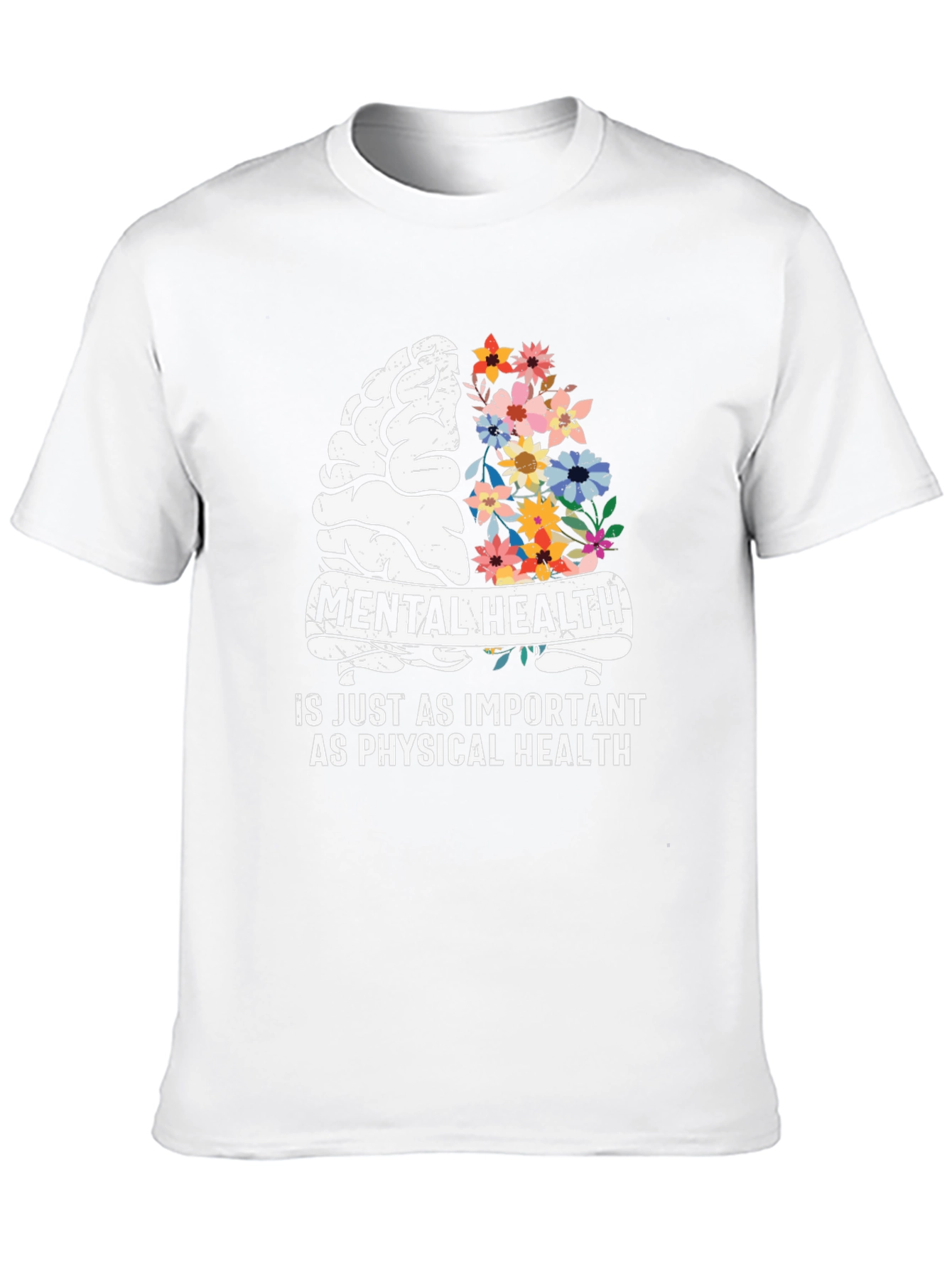 Black Mental Health Awareness Graphic Tee view 10