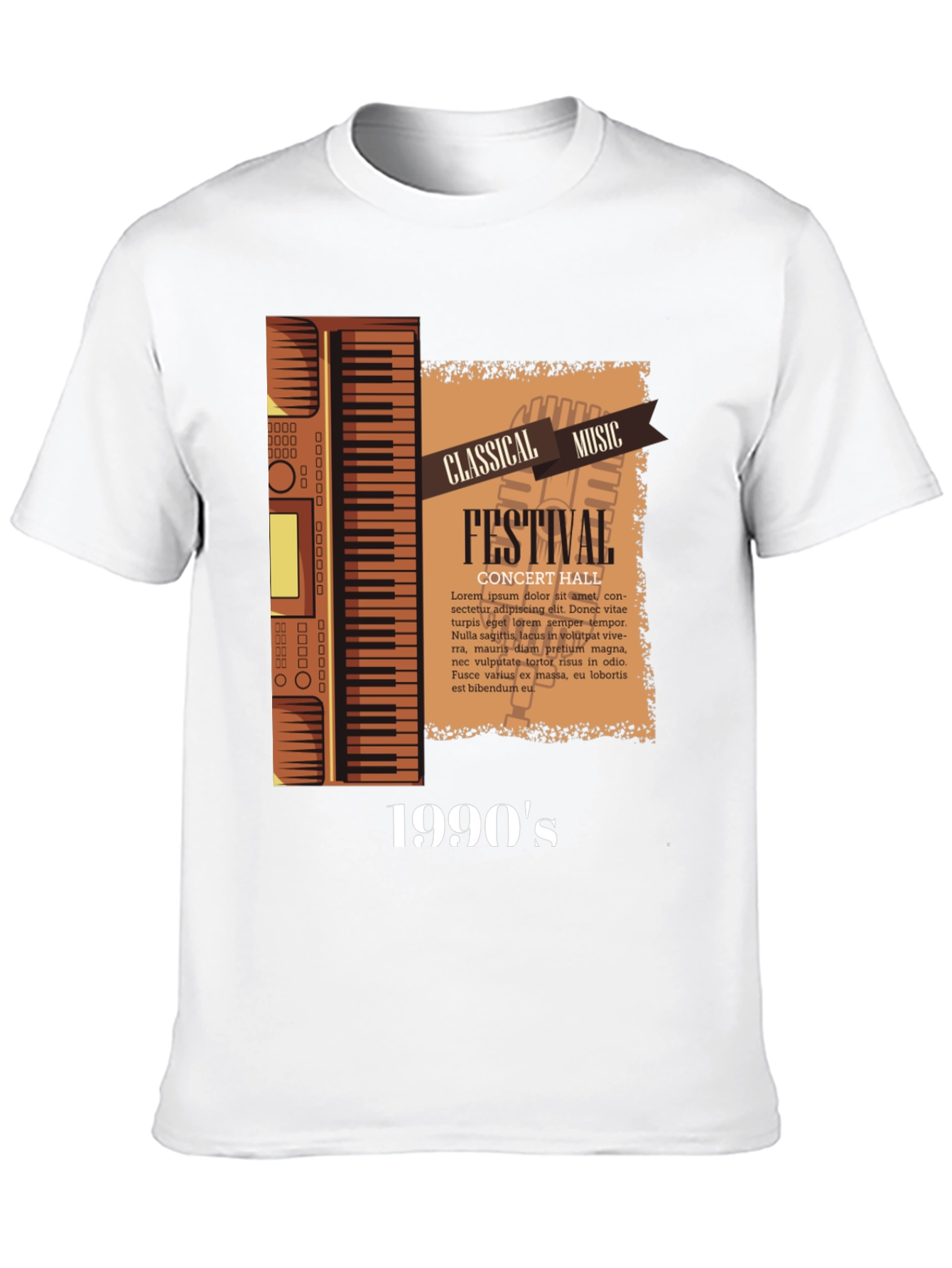 Black Classical Music Festival 1990's Graphic Tee view 10