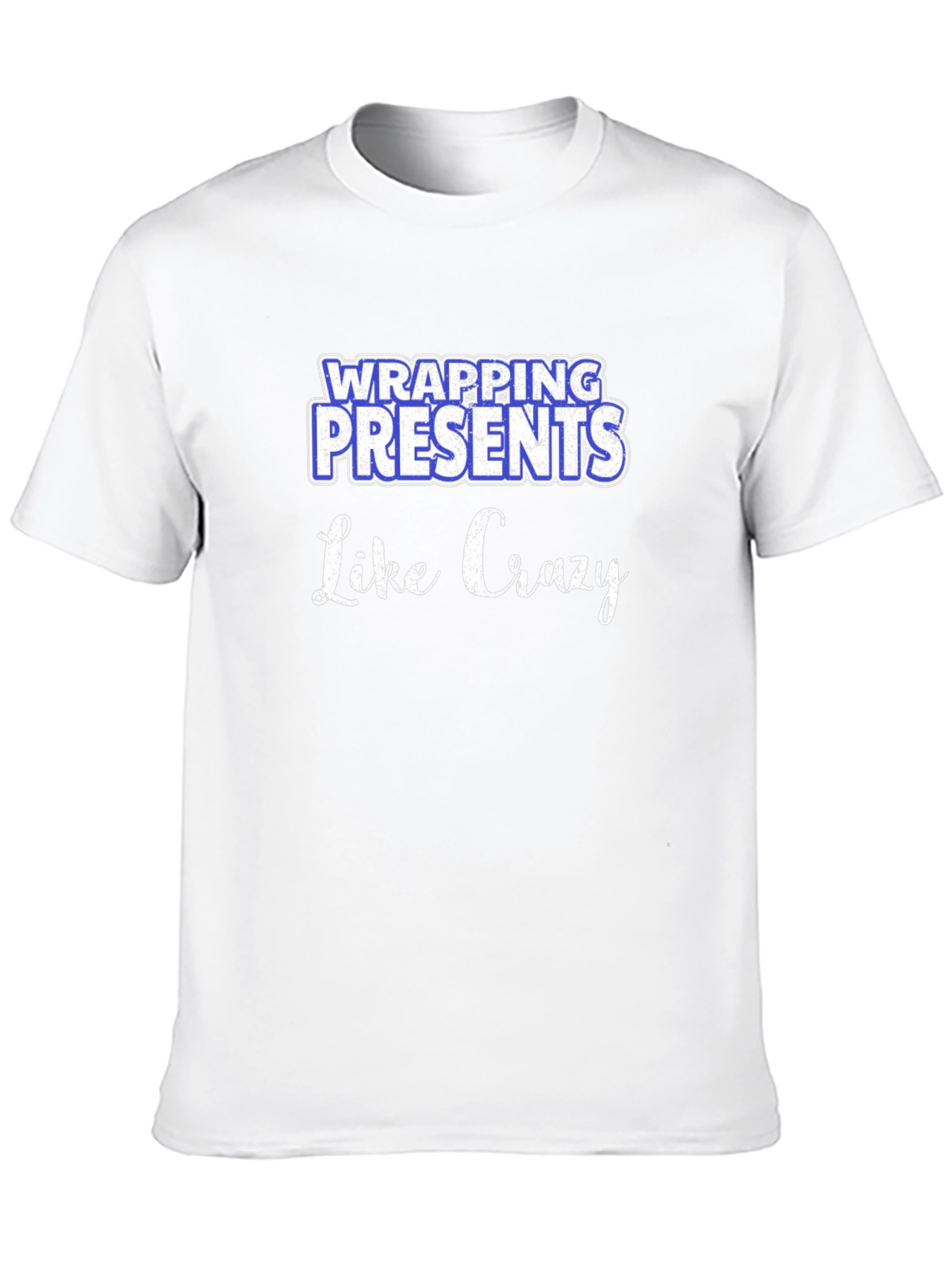 Black Wrapping Presents Like Crazy Graphic Tee view 10