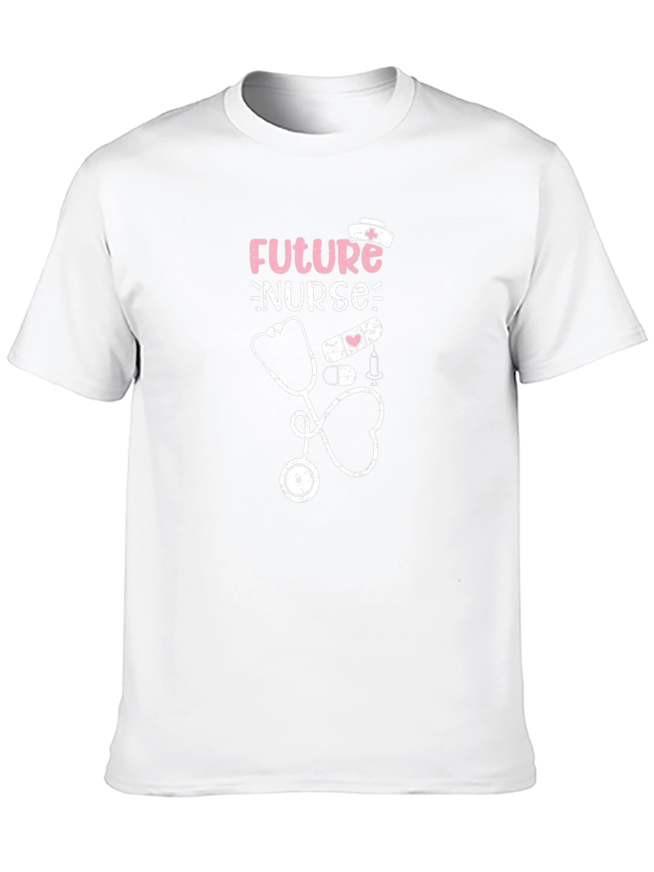 Black Future Nurse T-Shirt - Medical Profession Tee view 10