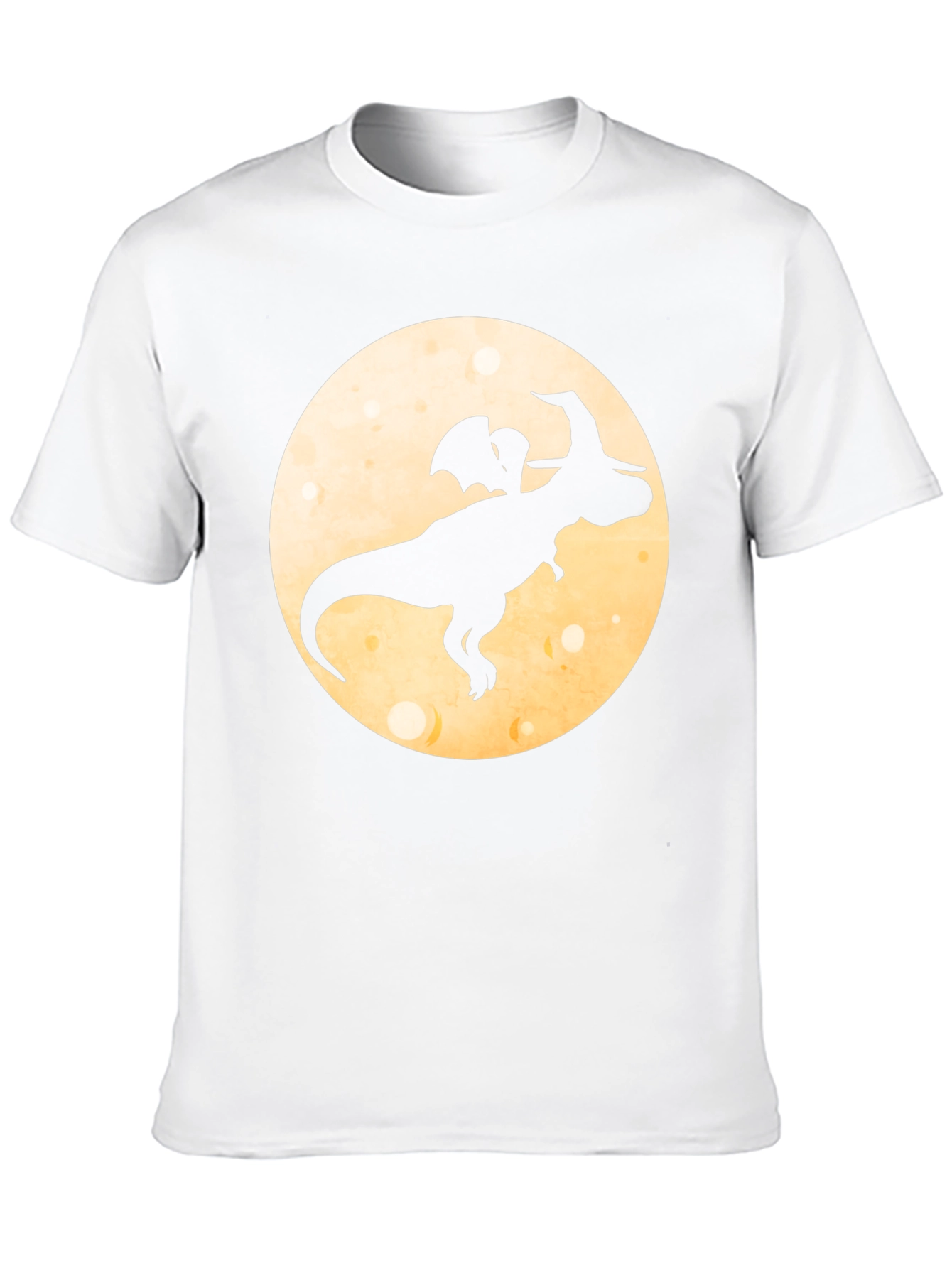 Black Dino Witch Moon T-Shirt view 10
