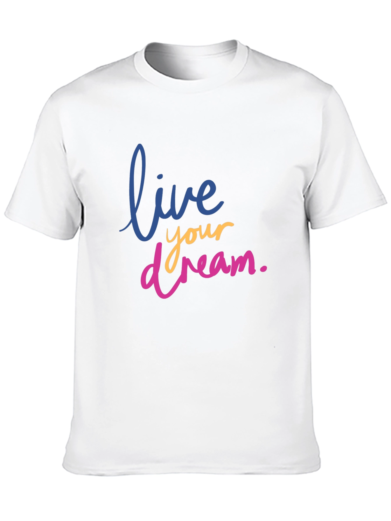 Black Live Your Dream T-Shirt - Black Graphic Tee view 10