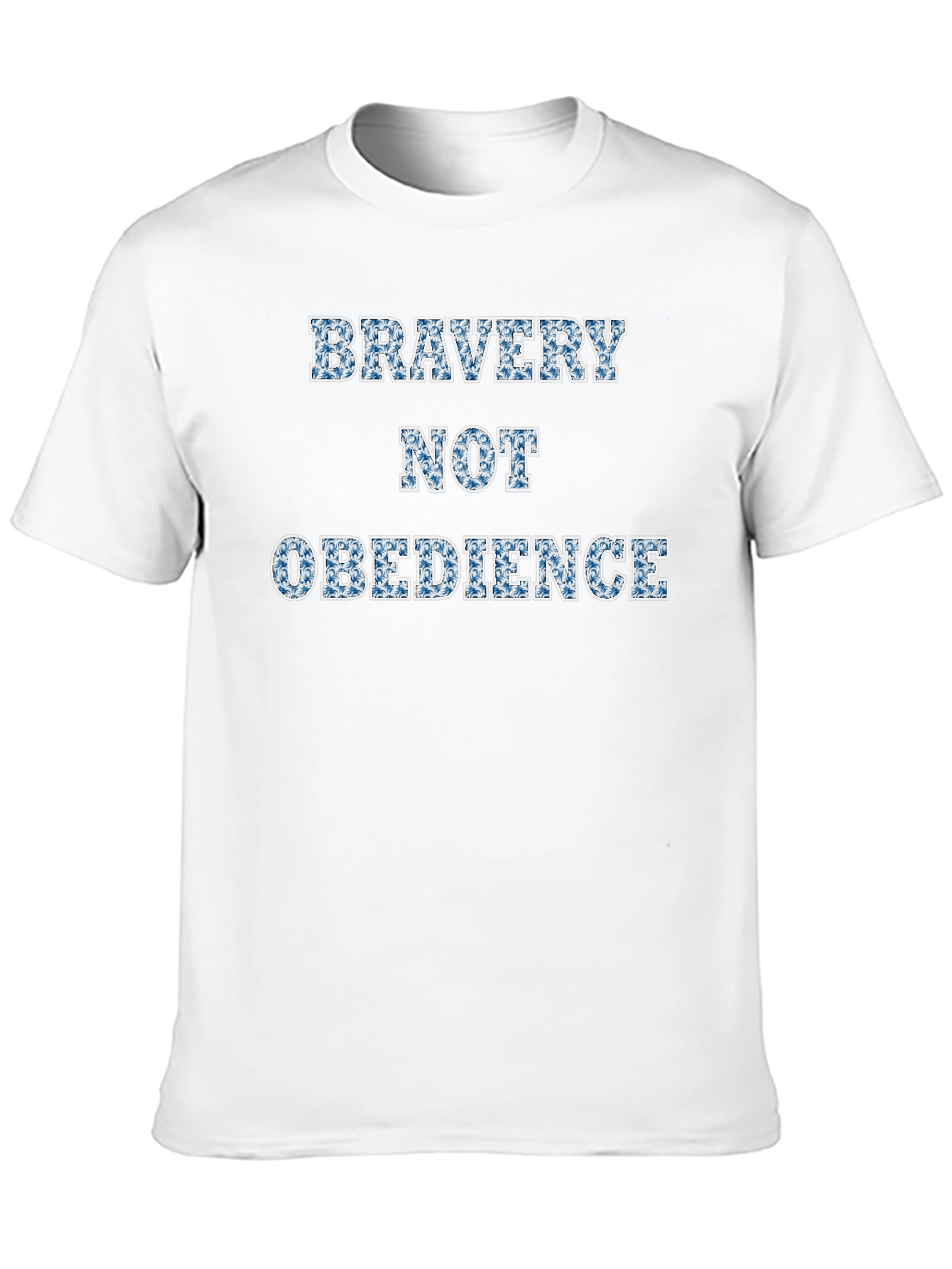 Black Bravery Not Obedience Graphic Tee view 10