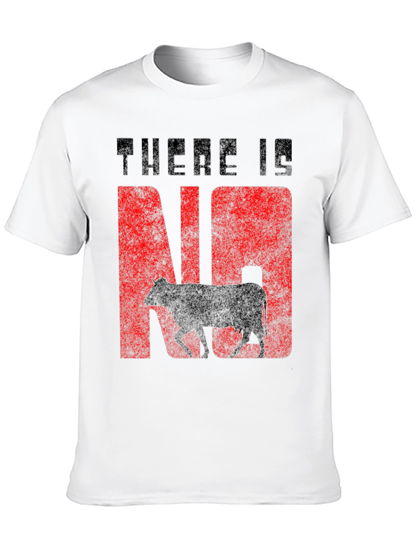 Black There Is No Cow Funny Graphic Tee view 10