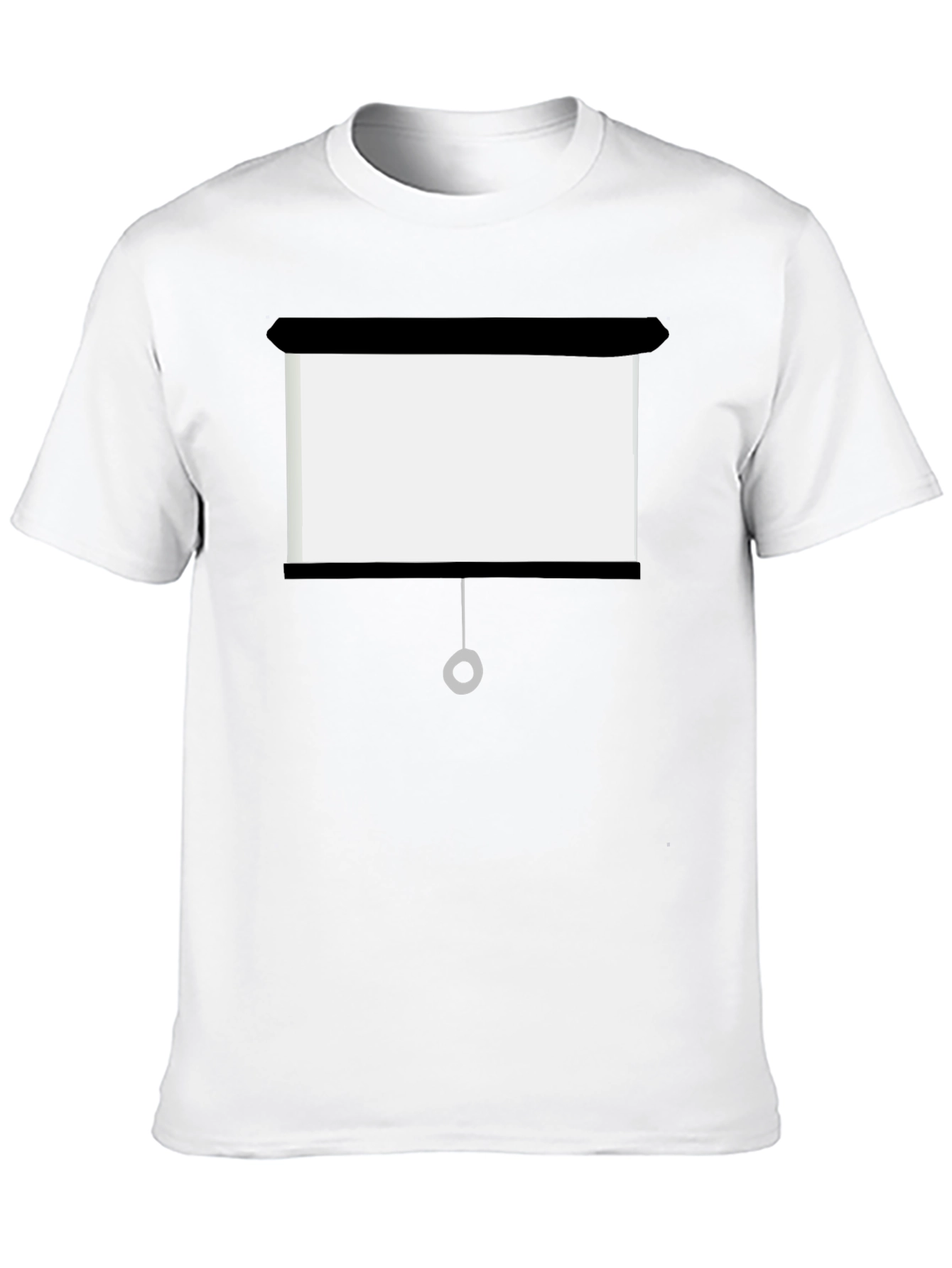 Black Projector Screen Funny T-Shirt view 10