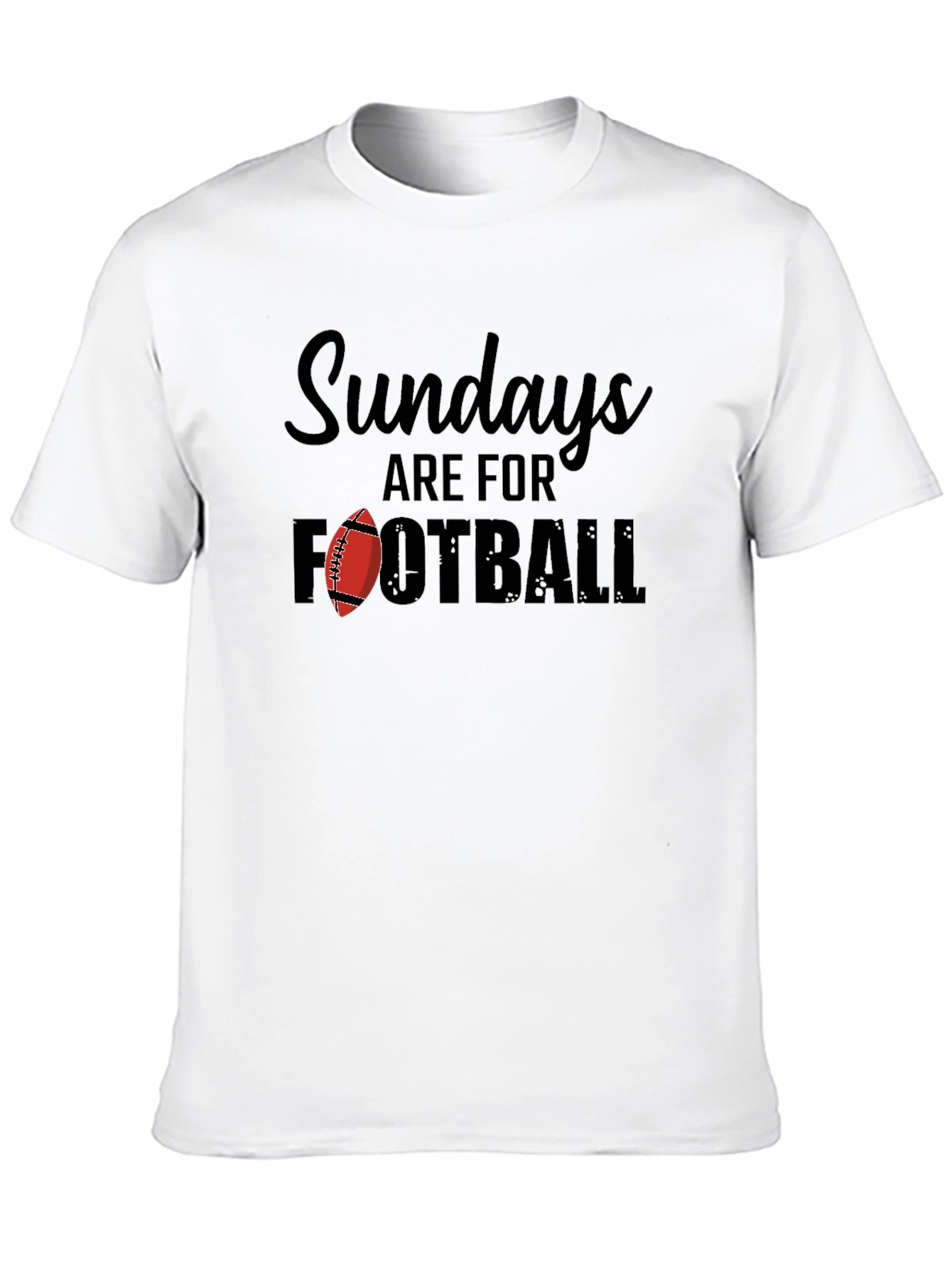Black Sundays are for Football Graphic Tee view 10