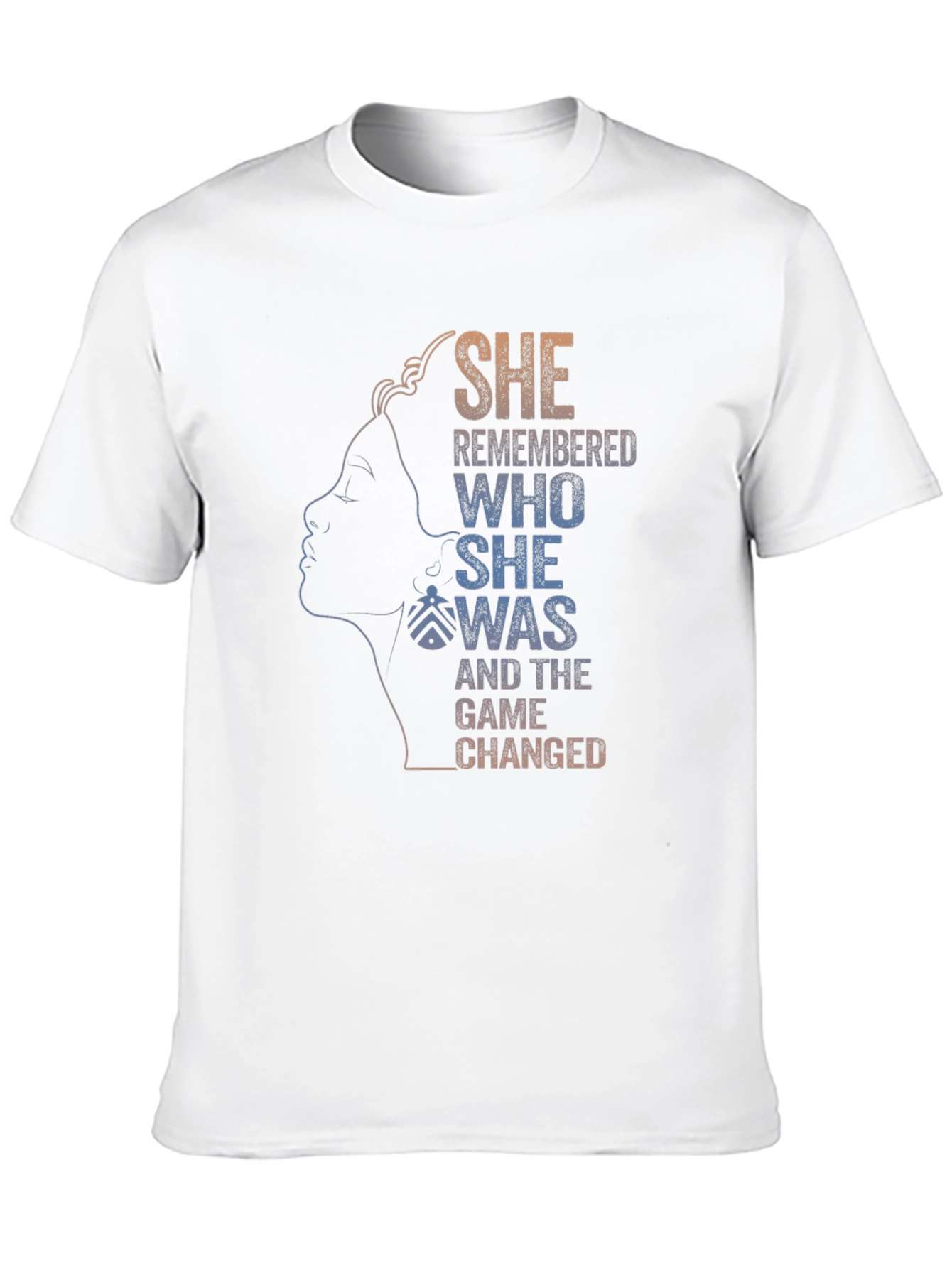 Black She Remembered Who She Was T-Shirt view 10