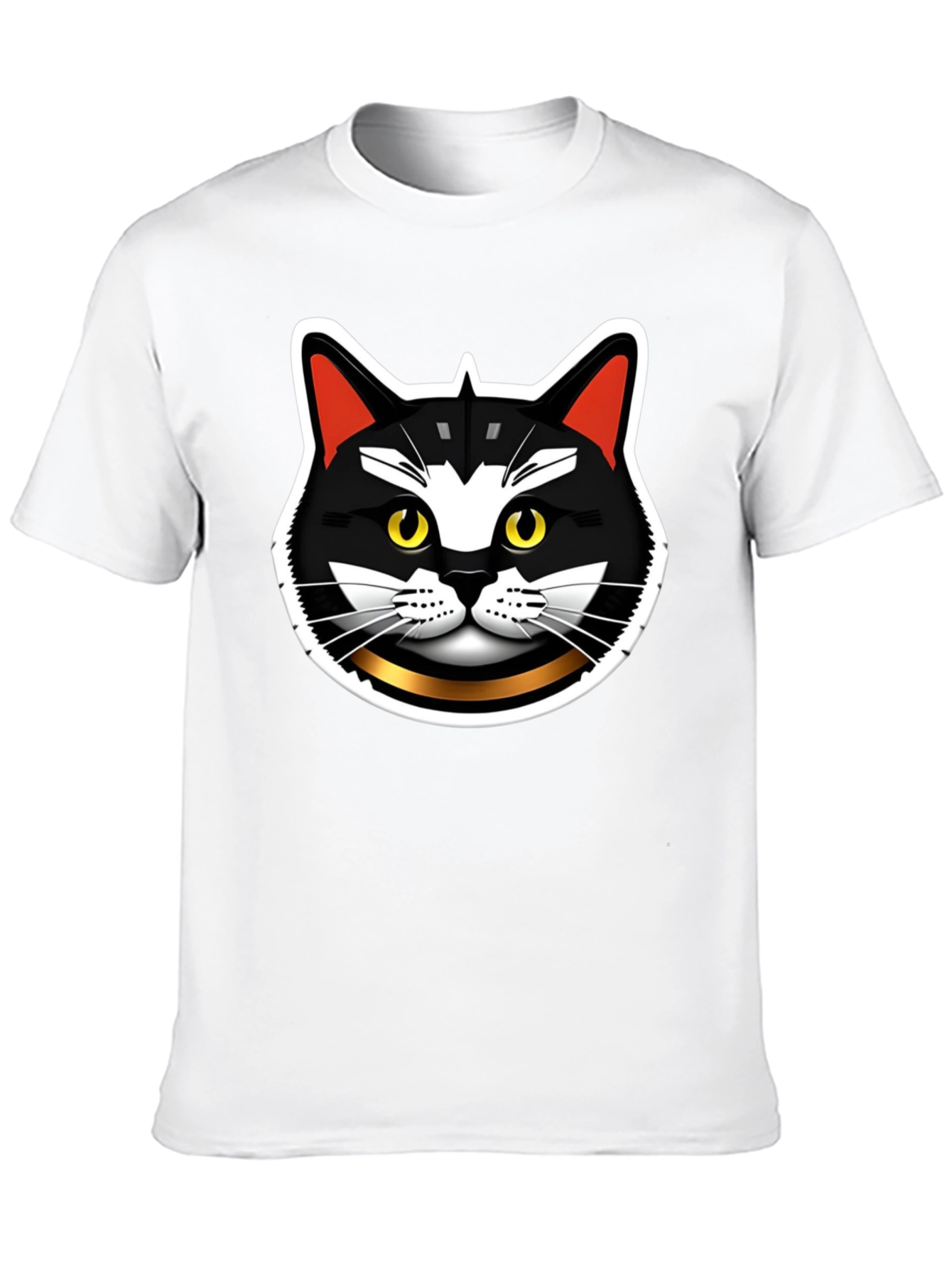 Black Cool Cat Graphic T-Shirt view 10