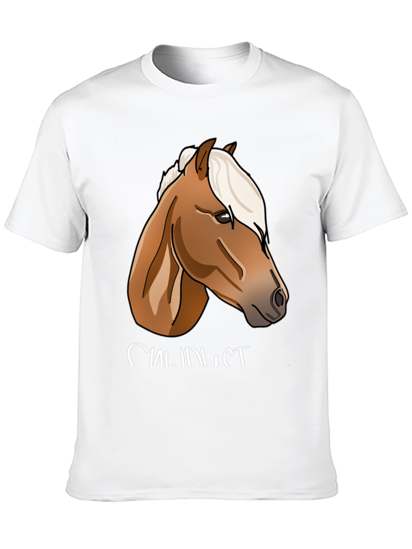 Black Horse Graphic Print Black T-Shirt view 10