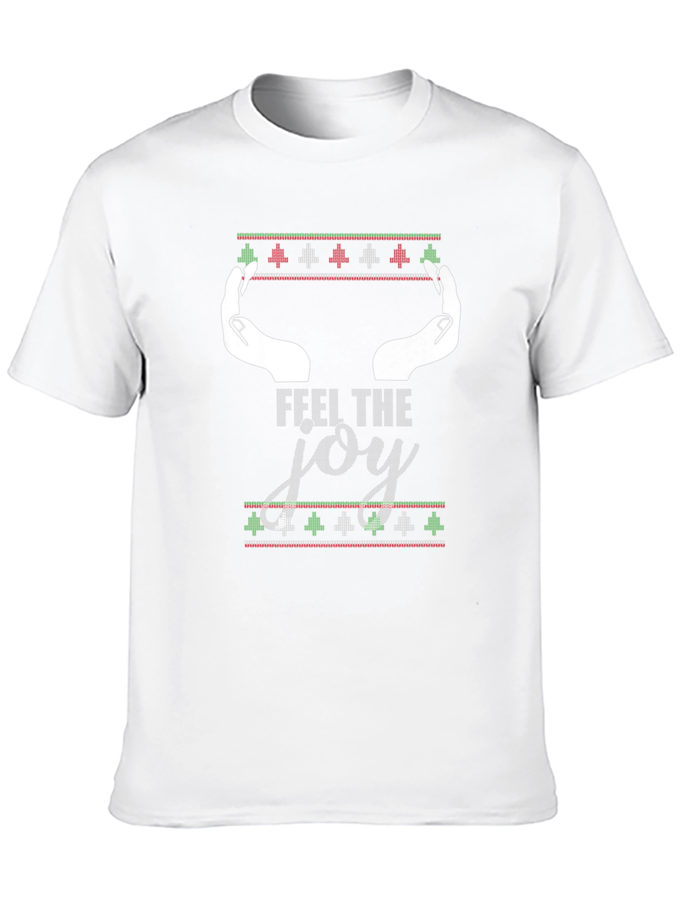 Black Feel The Joy Holiday T-Shirt view 10