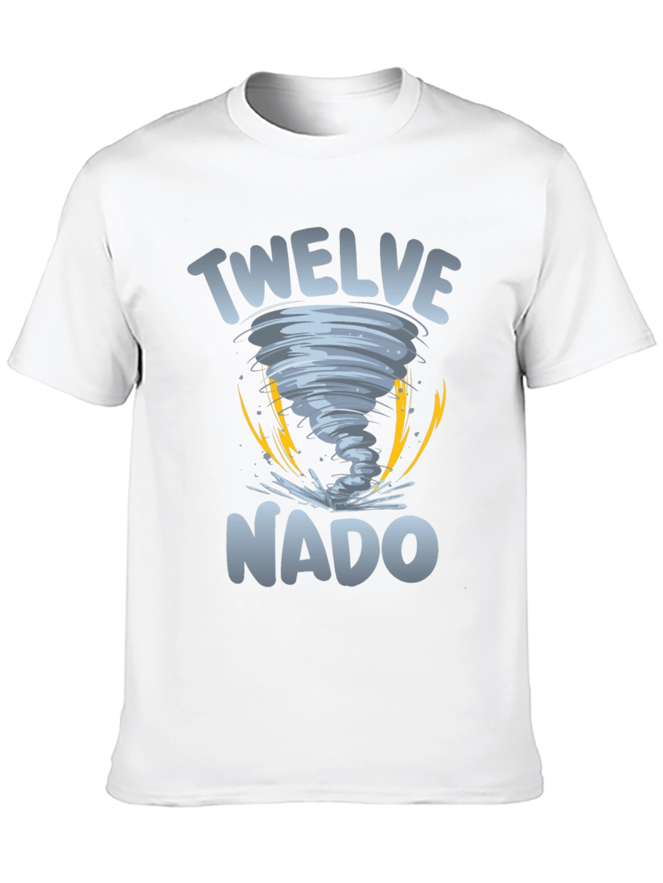 Black Twelve-Nado Graphic Black T-Shirt view 10