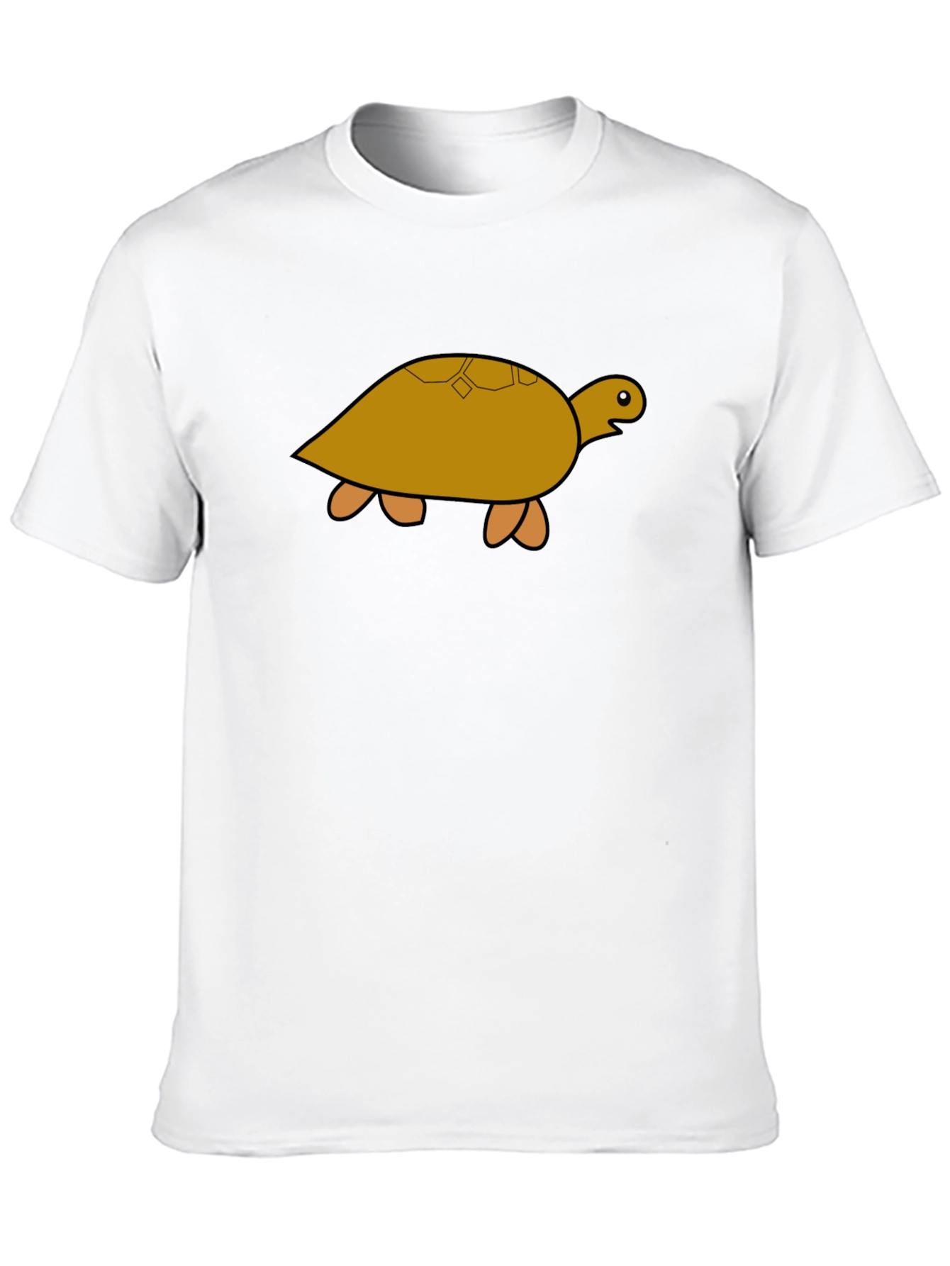 Black Turtle Graphic Tee - Black Cotton T-Shirt view 10