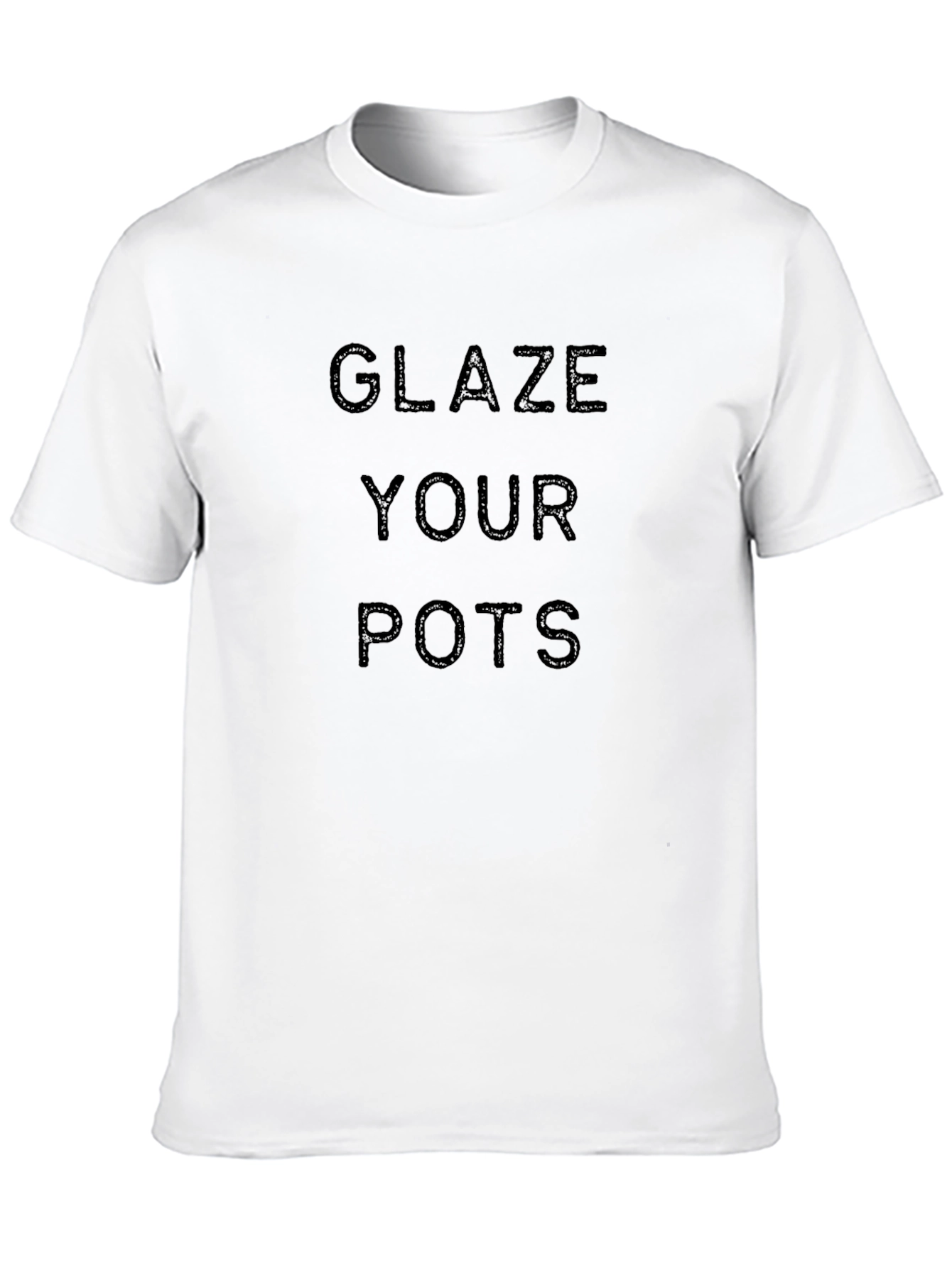 Black Glaze Your Pots Graphic Tee - Black T-Shirt view 10