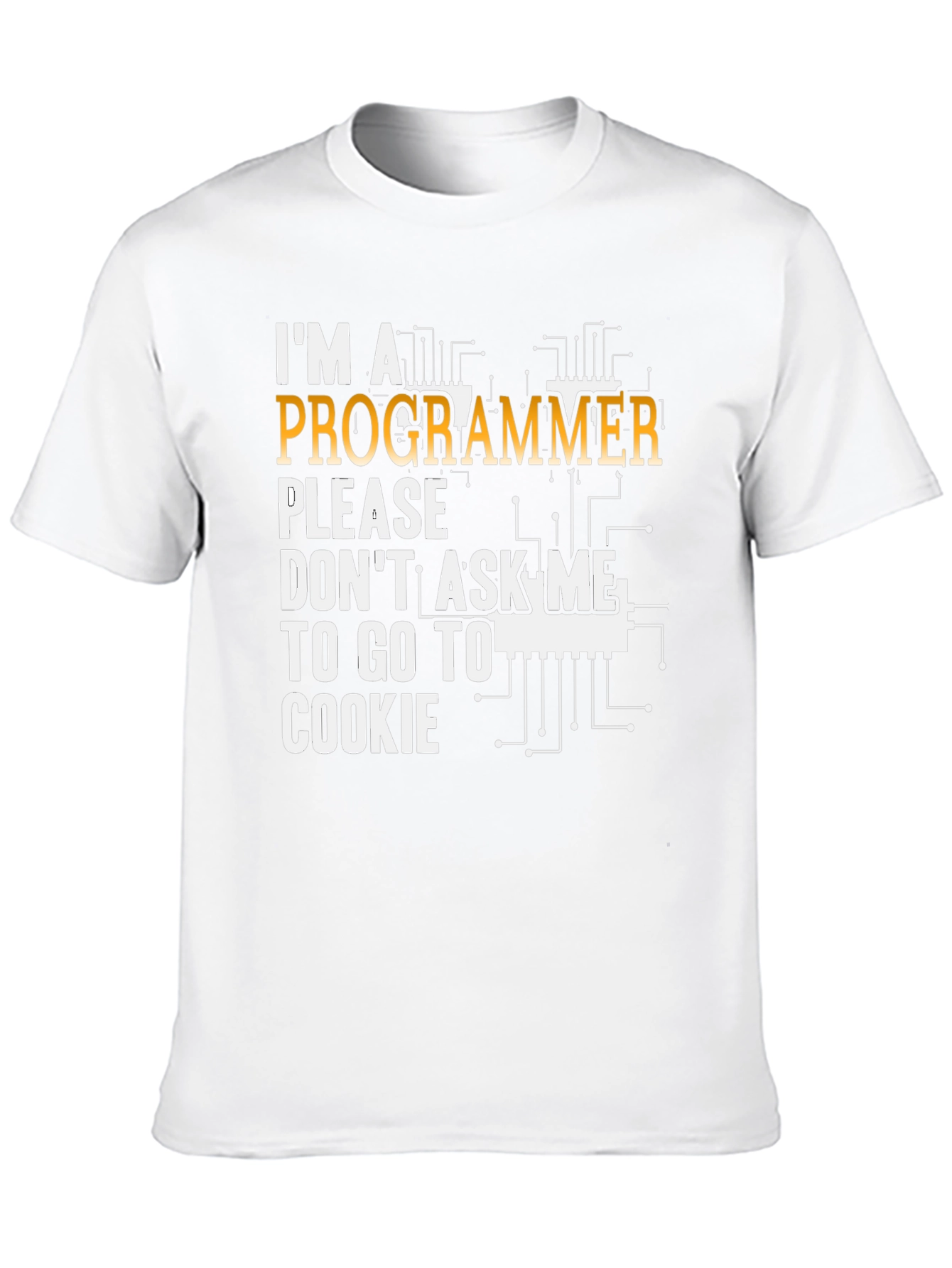 Black I'm a Programmer Graphic T-Shirt view 10