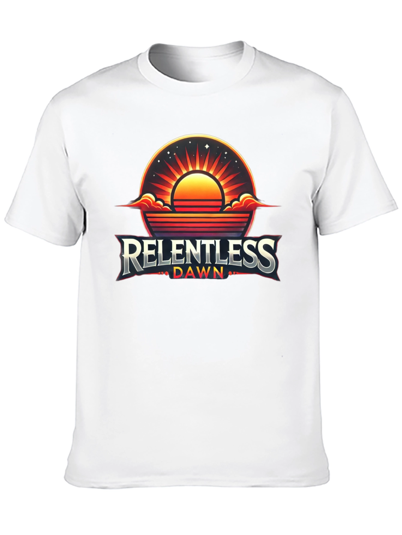 Black Relentless Dawn Graphic Tee - Premium Cotton Blend view 10