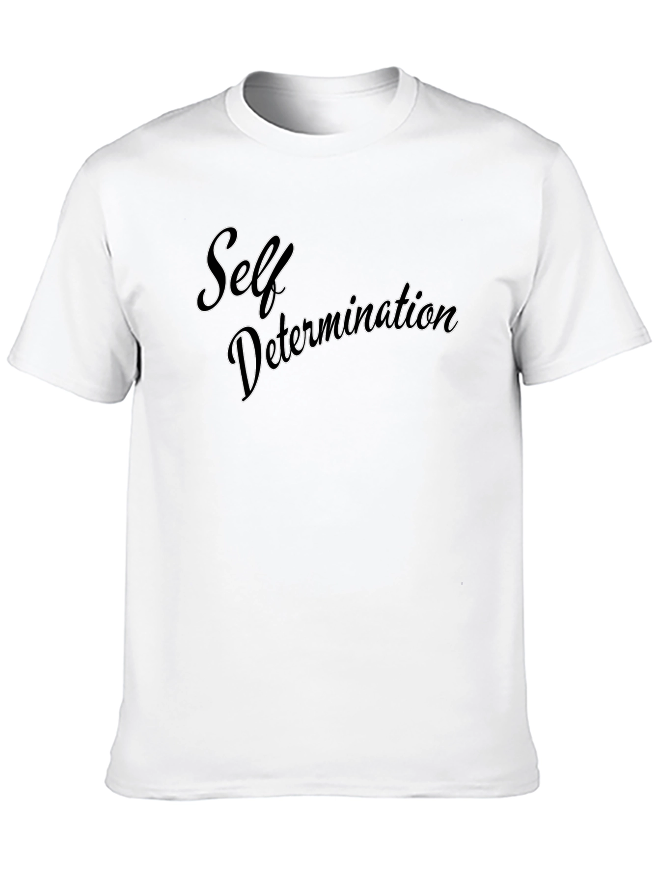 Black Self Determination Graphic Tee - Stylish & Motivational view 10