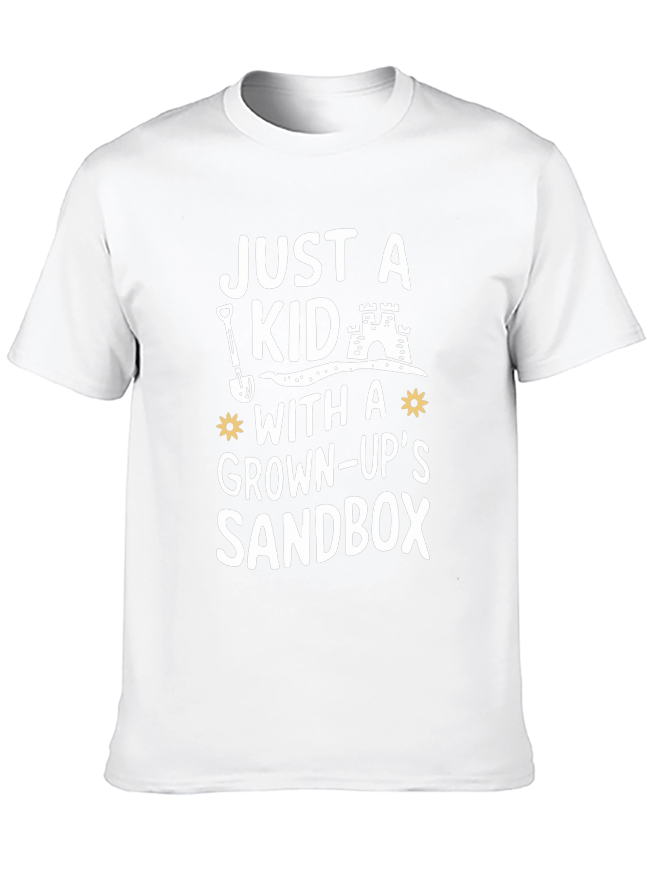 Black Just A Kid In a Grown-Up's Sandbox Novelty Graphic Tee view 10