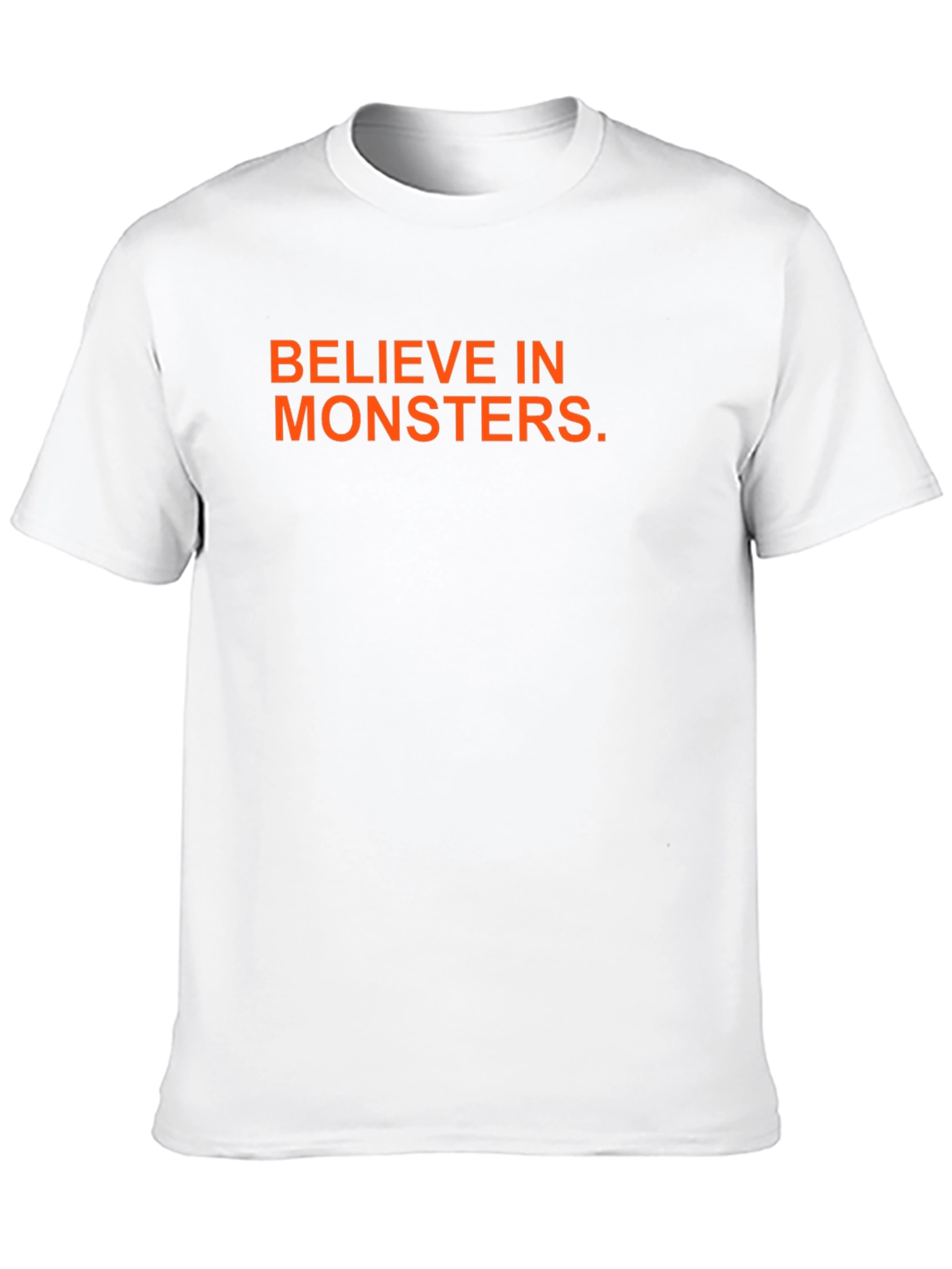 Black Believe in Monsters Black T-Shirt view 10