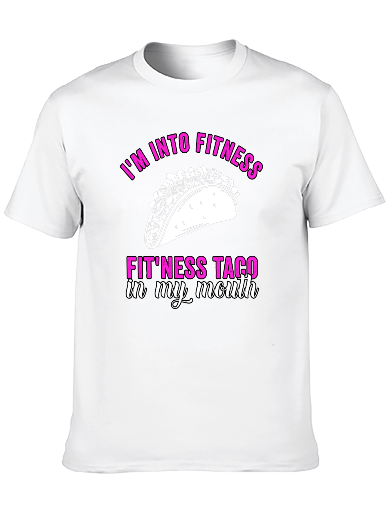 Black Fitness Taco T-Shirt - Funny Workout Tee view 10