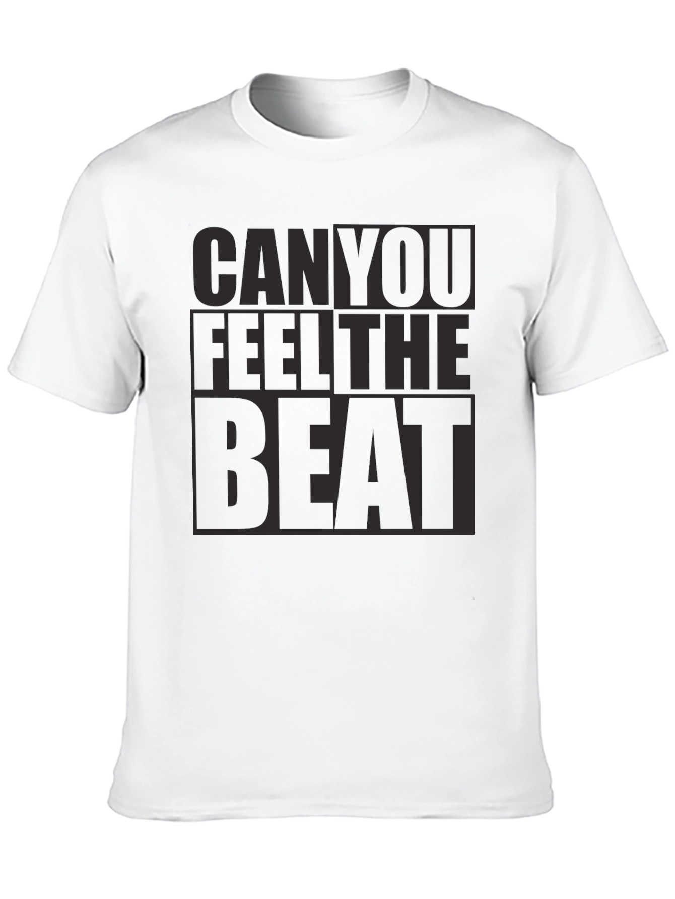 Black Can You Feel The Beat Black T-Shirt view 10