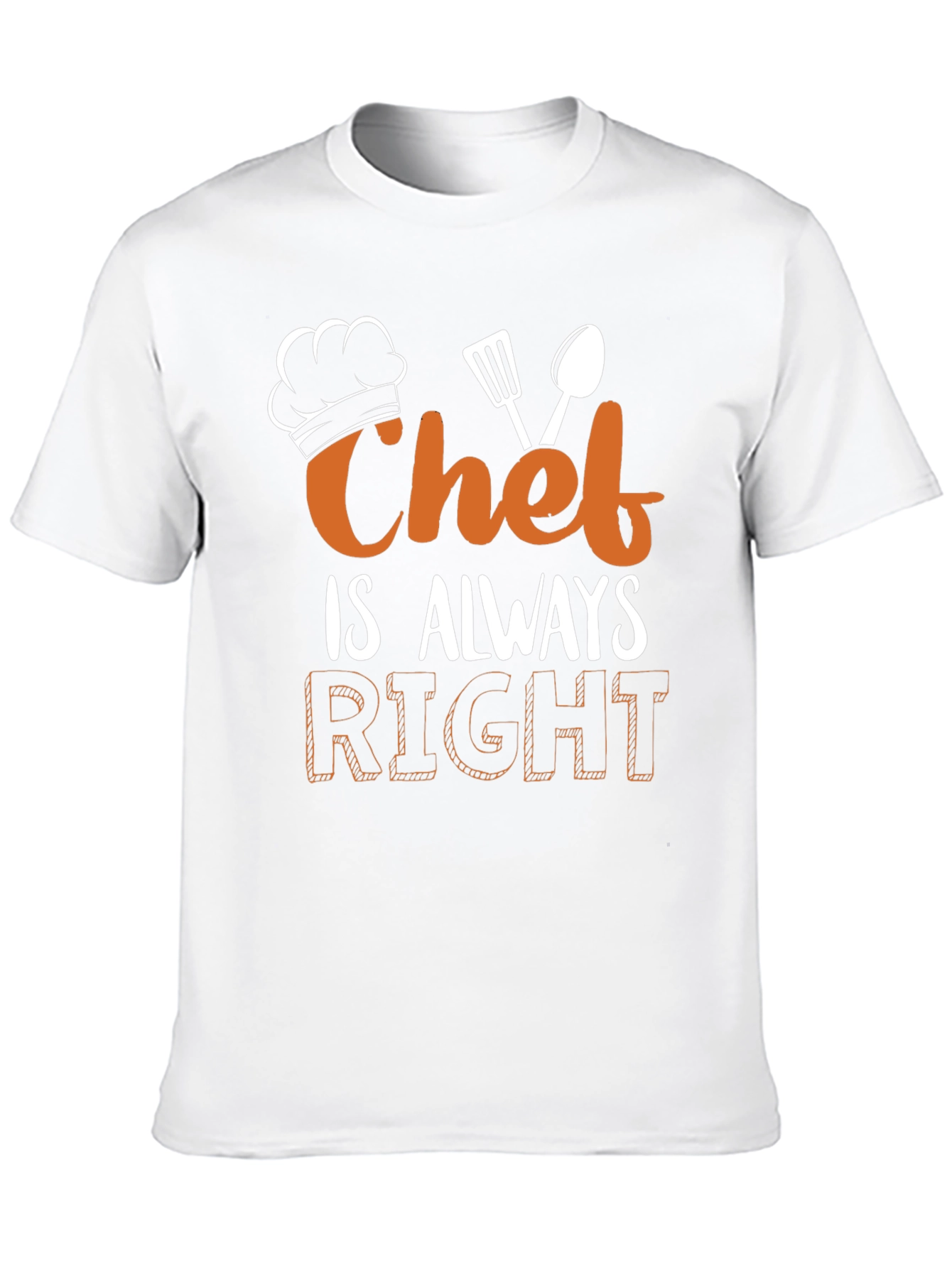 Black Chef Is Always Right Graphic Tee view 10