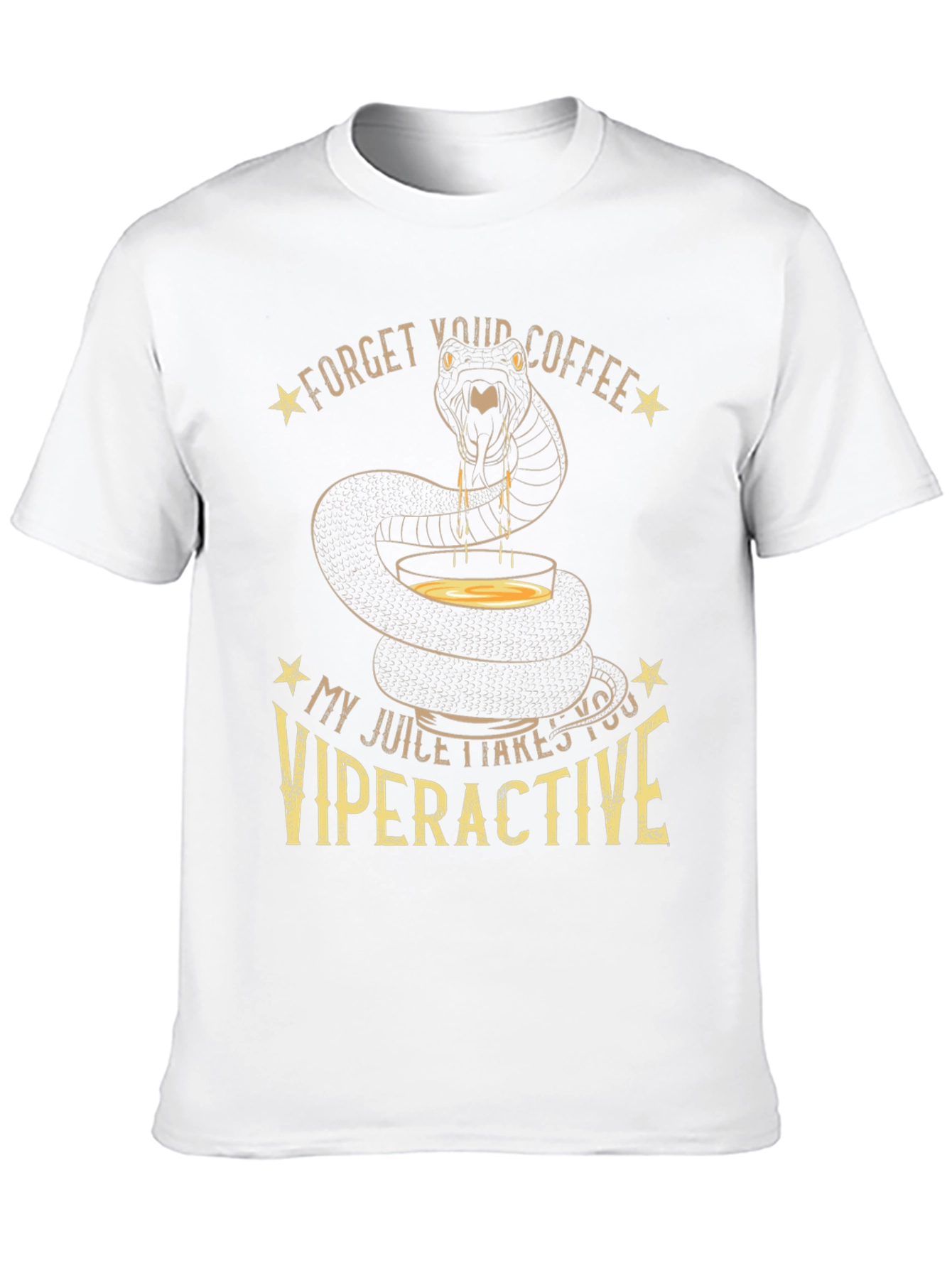 Black Viperactive T-Shirt - Snake Juice, Forget Coffee view 10