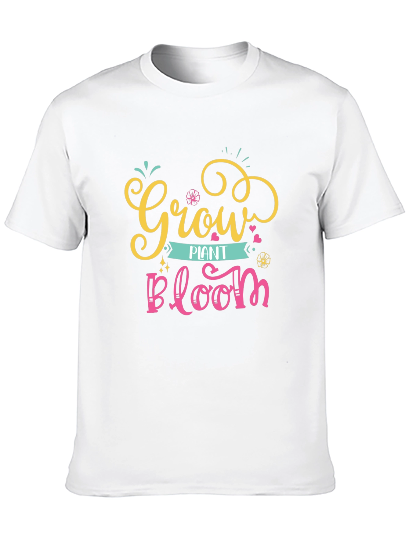 Black Grow Plant Bloom T-Shirt - Nature Lover Tee view 10