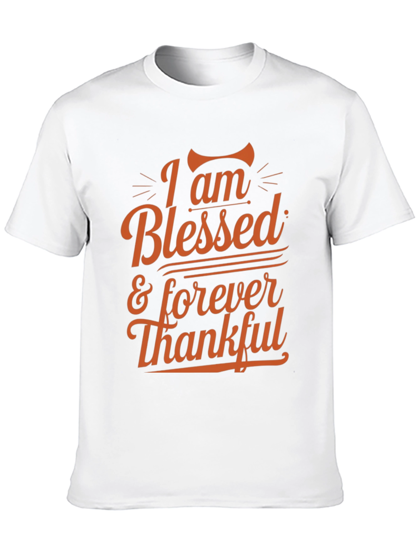 Black I am Blessed & Thankful Graphic Tee view 10