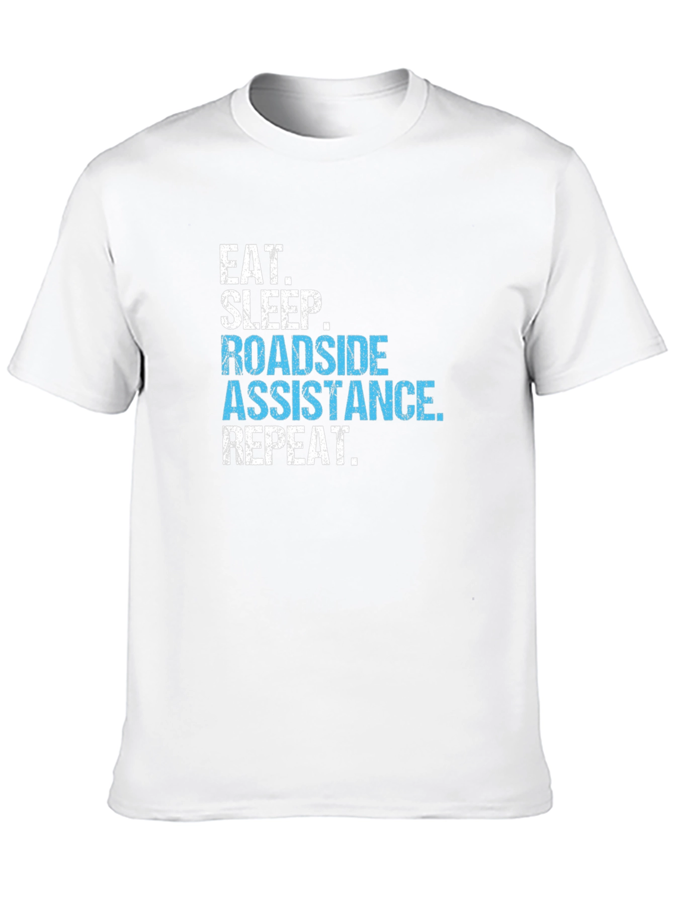 Black Roadside Assistance T-Shirt - Eat Sleep Repeat view 10